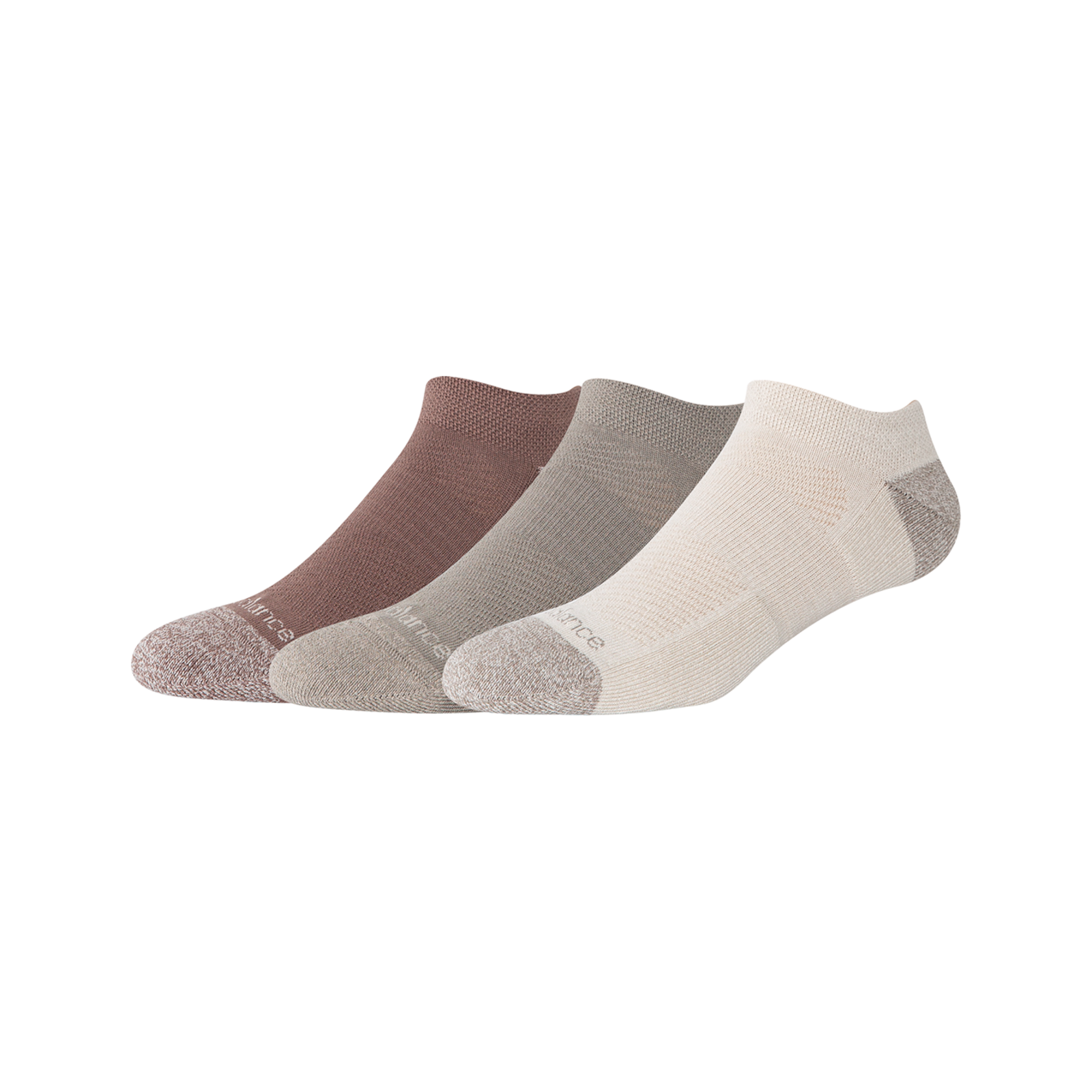 New Balance Active No Show Socks 3 Pack in MEHRFARBIG