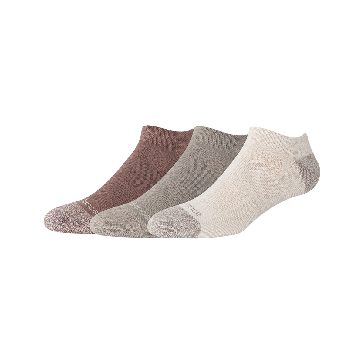 New Balance Active No Show Socks 3 Pack in MEHRFARBIG
