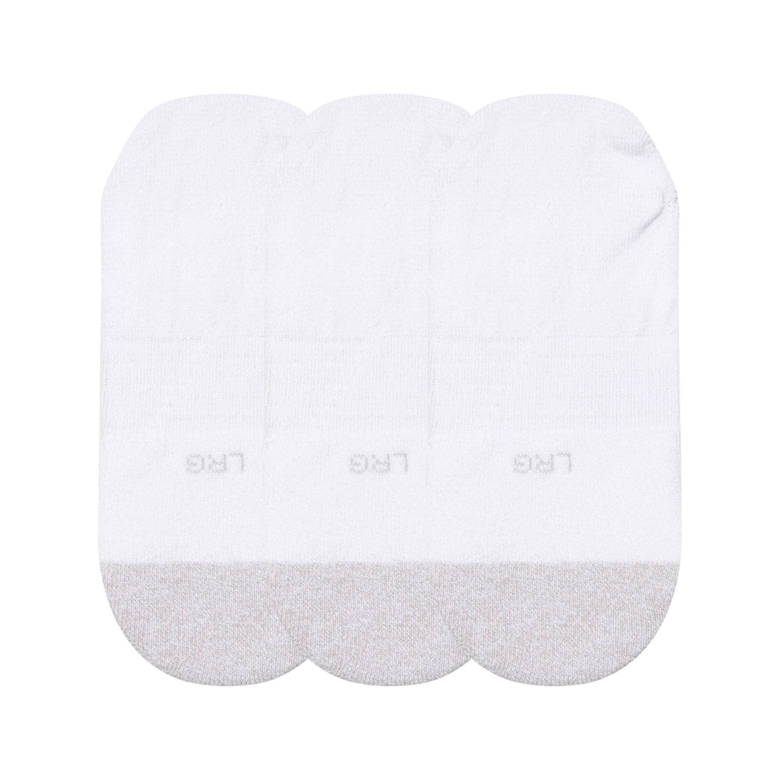 New Balance Active Invisible Socks 3 Pack in WEISS