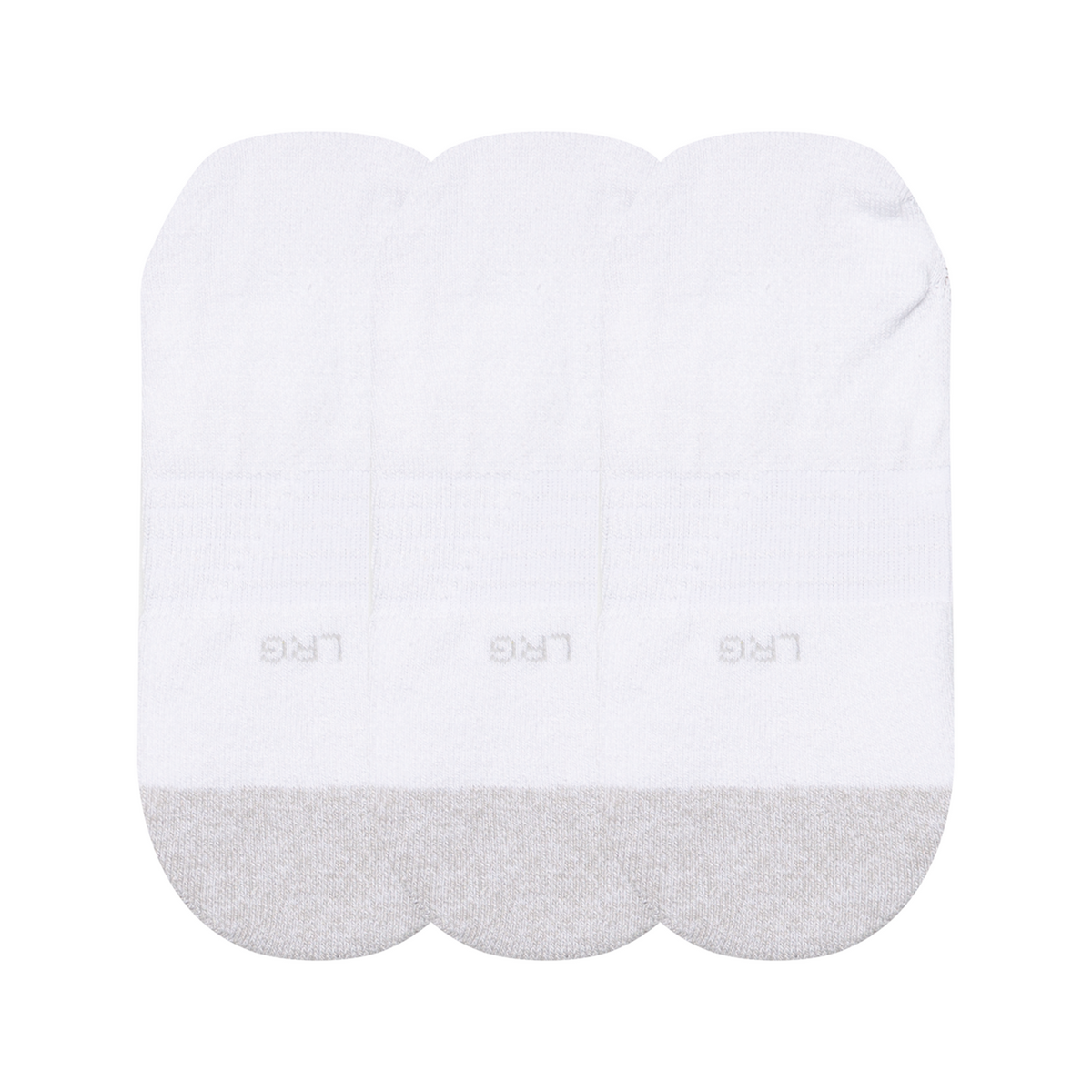 New Balance Active Invisible Socks 3 Pack in WEISS
