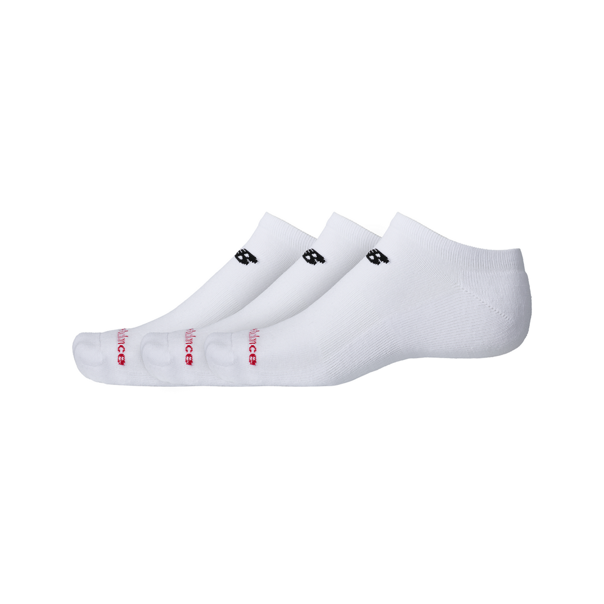 New Balance Everyday No Show 3 Pack in WEISS
