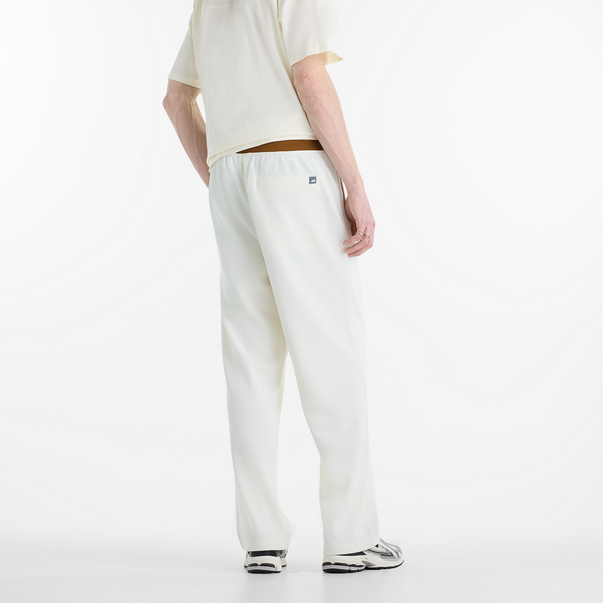 New Balance Sport Legacy Pique Pant in BEIGE