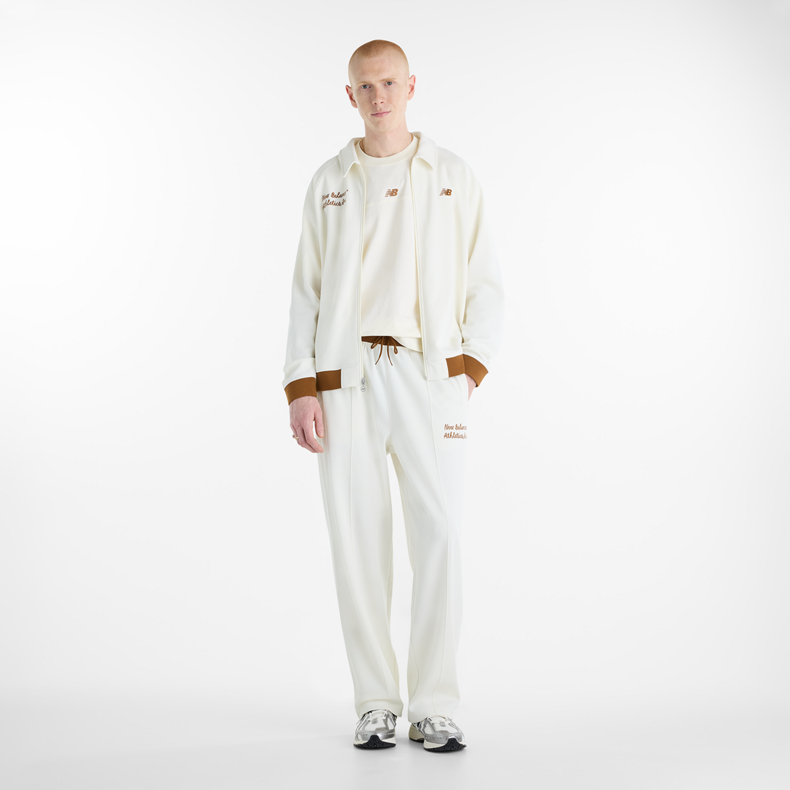 New Balance Sport Legacy Pique Pant in BEIGE