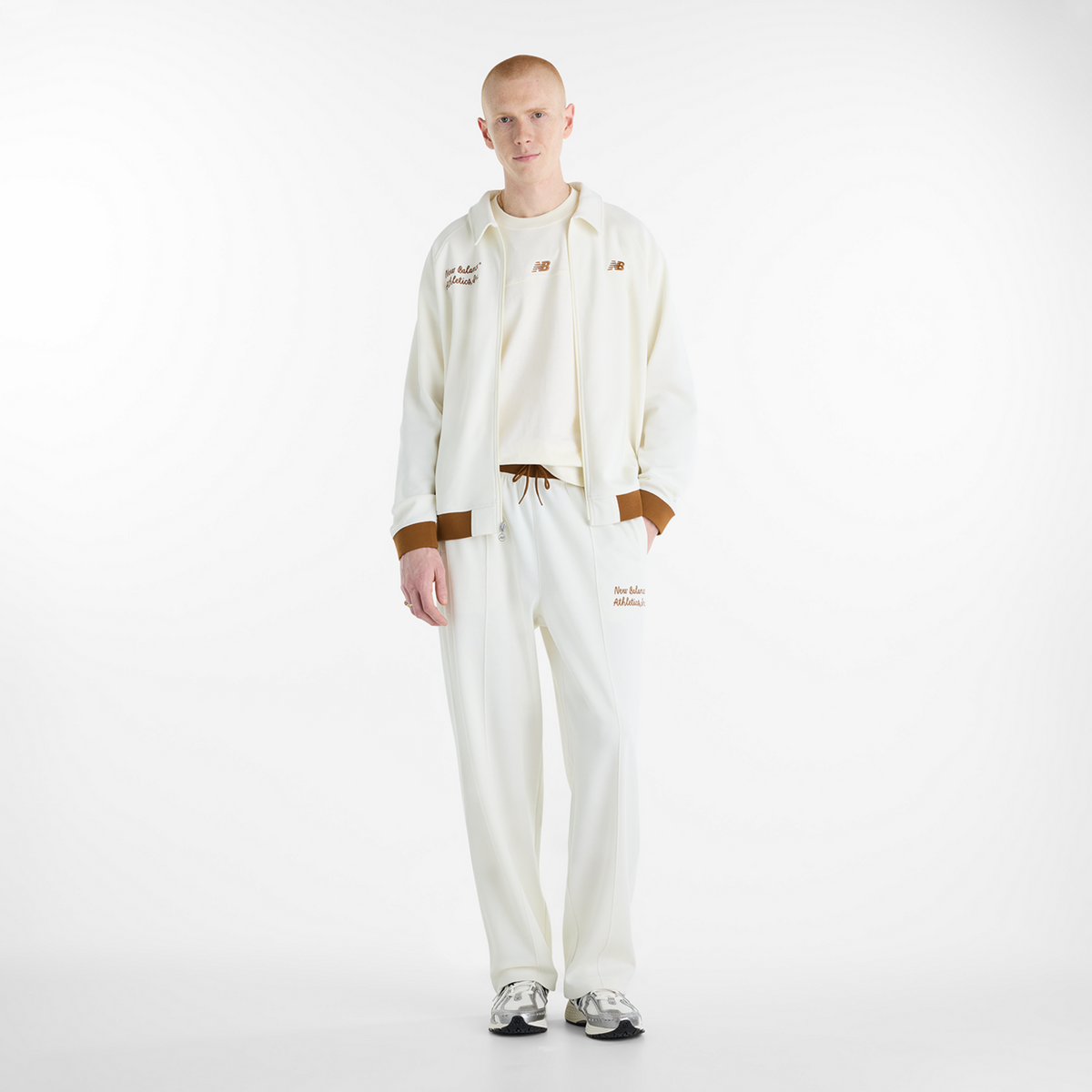 New Balance Sport Legacy Pique Pant in BEIGE