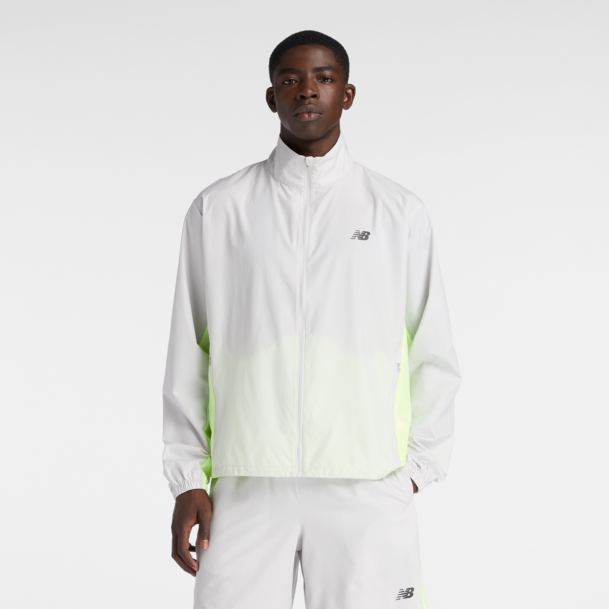 New Balance Fast Days Jacket in WEISS