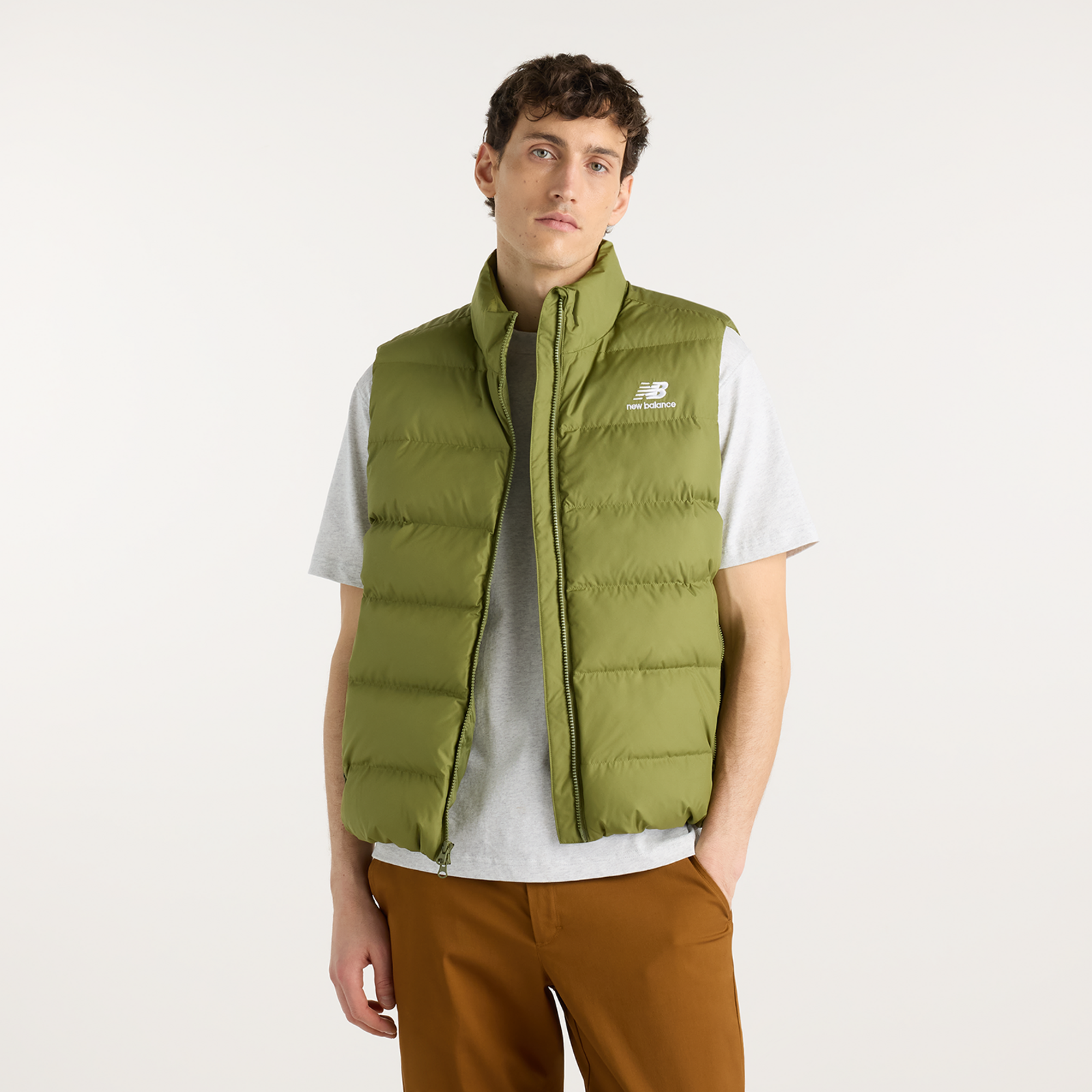New Balance Boston Puffer Vest in