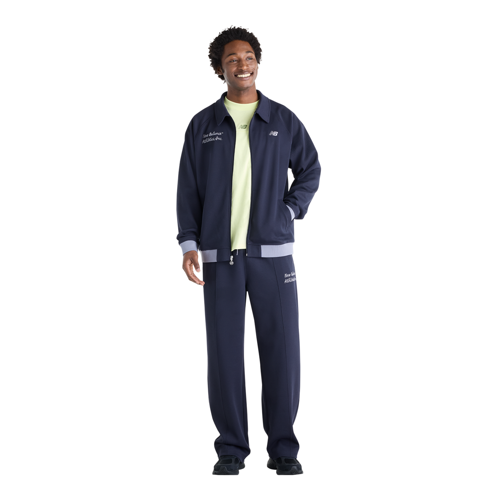 New Balance Sport Legacy Pique Jacket in SCHWARZ