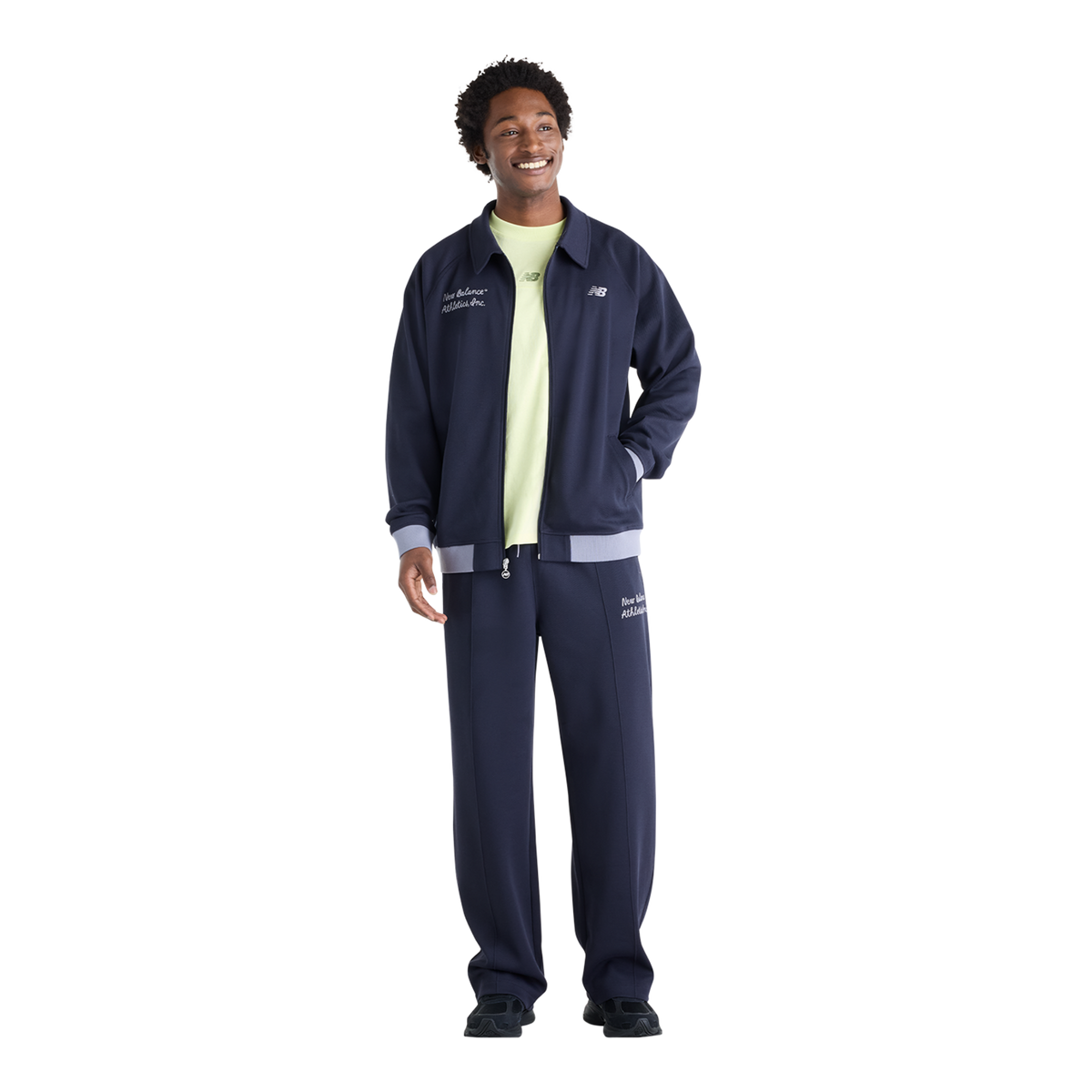 New Balance Sport Legacy Pique Jacket in SCHWARZ