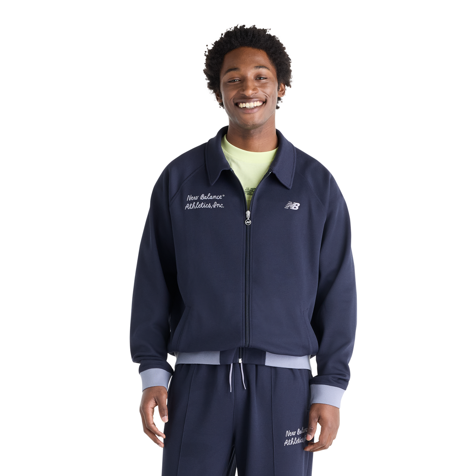 New Balance Sport Legacy Pique Jacket in SCHWARZ