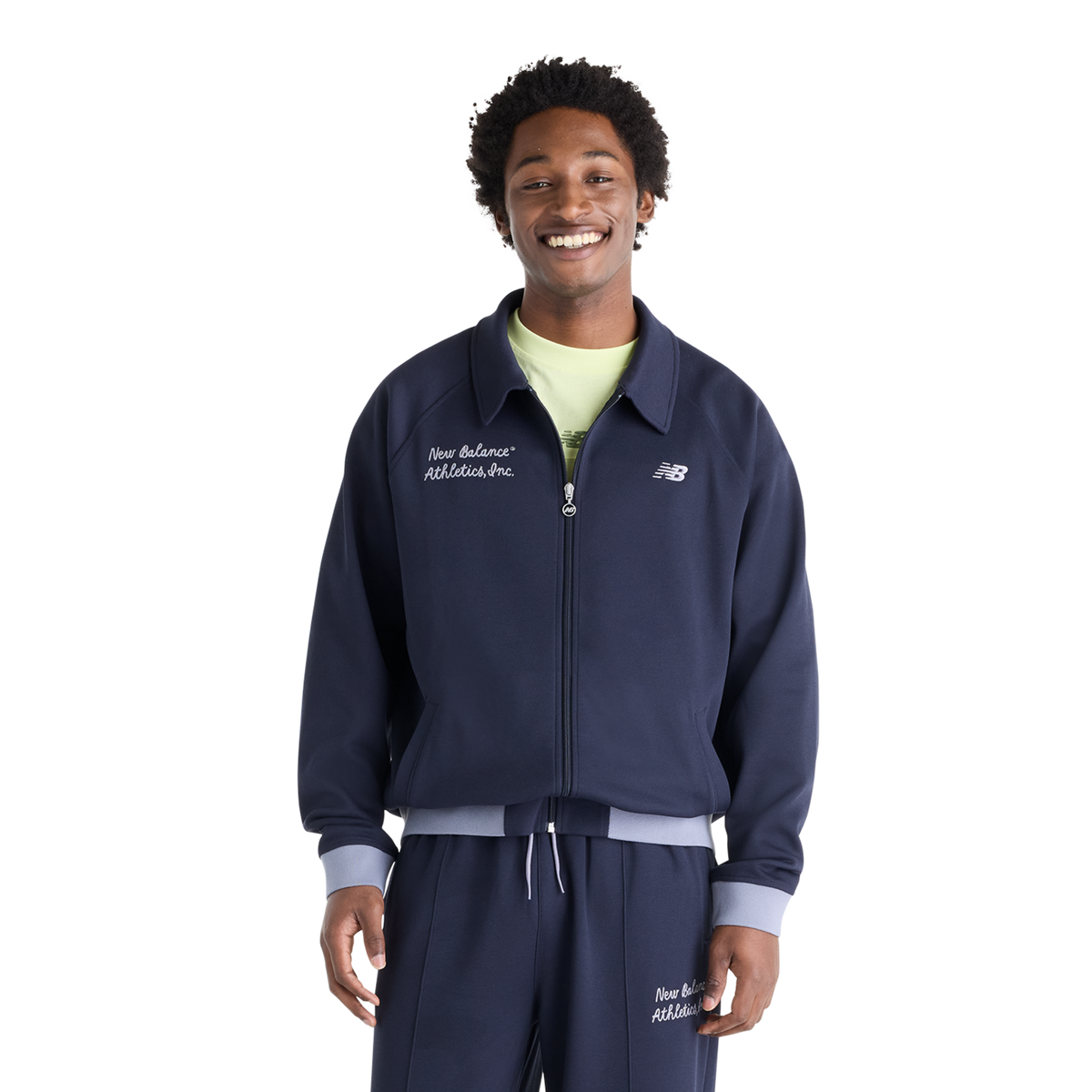 New Balance Sport Legacy Pique Jacket in SCHWARZ