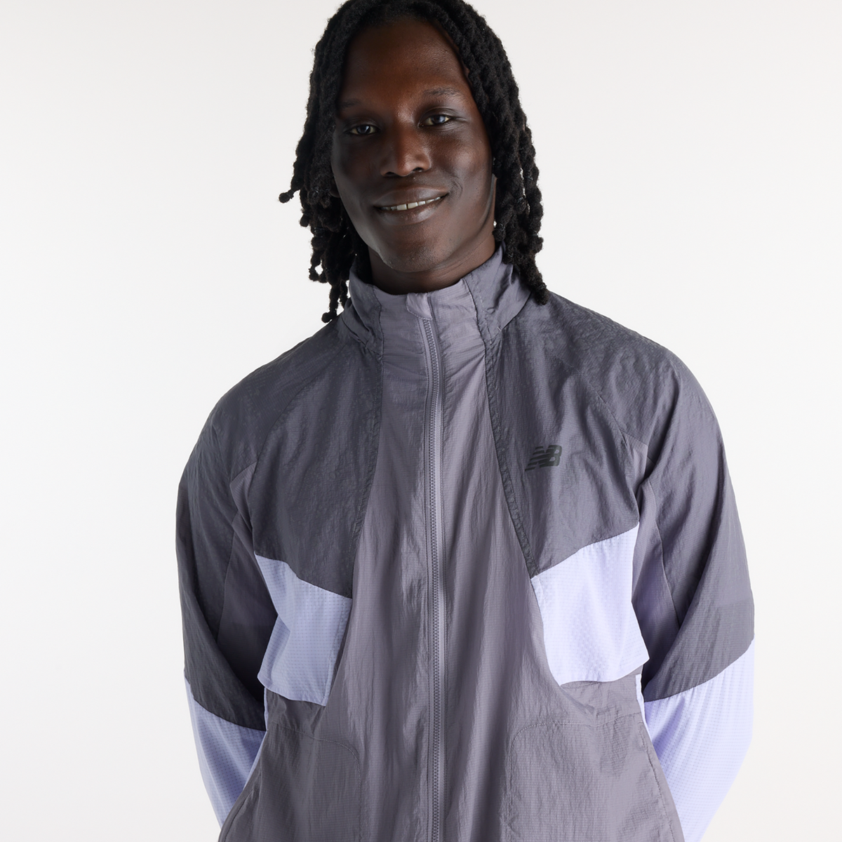New Balance Reflective RC Jacket in GRAU