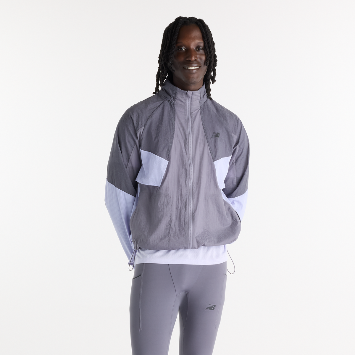 New Balance Reflective RC Jacket in GRAU