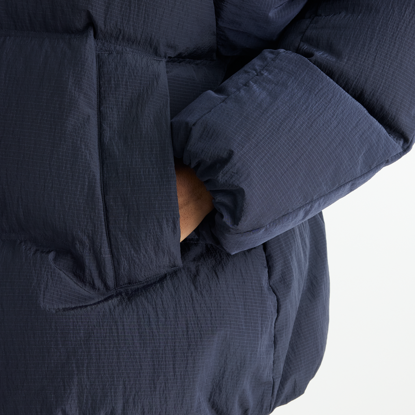 New Balance Premium Puffer Jacket in SCHWARZ