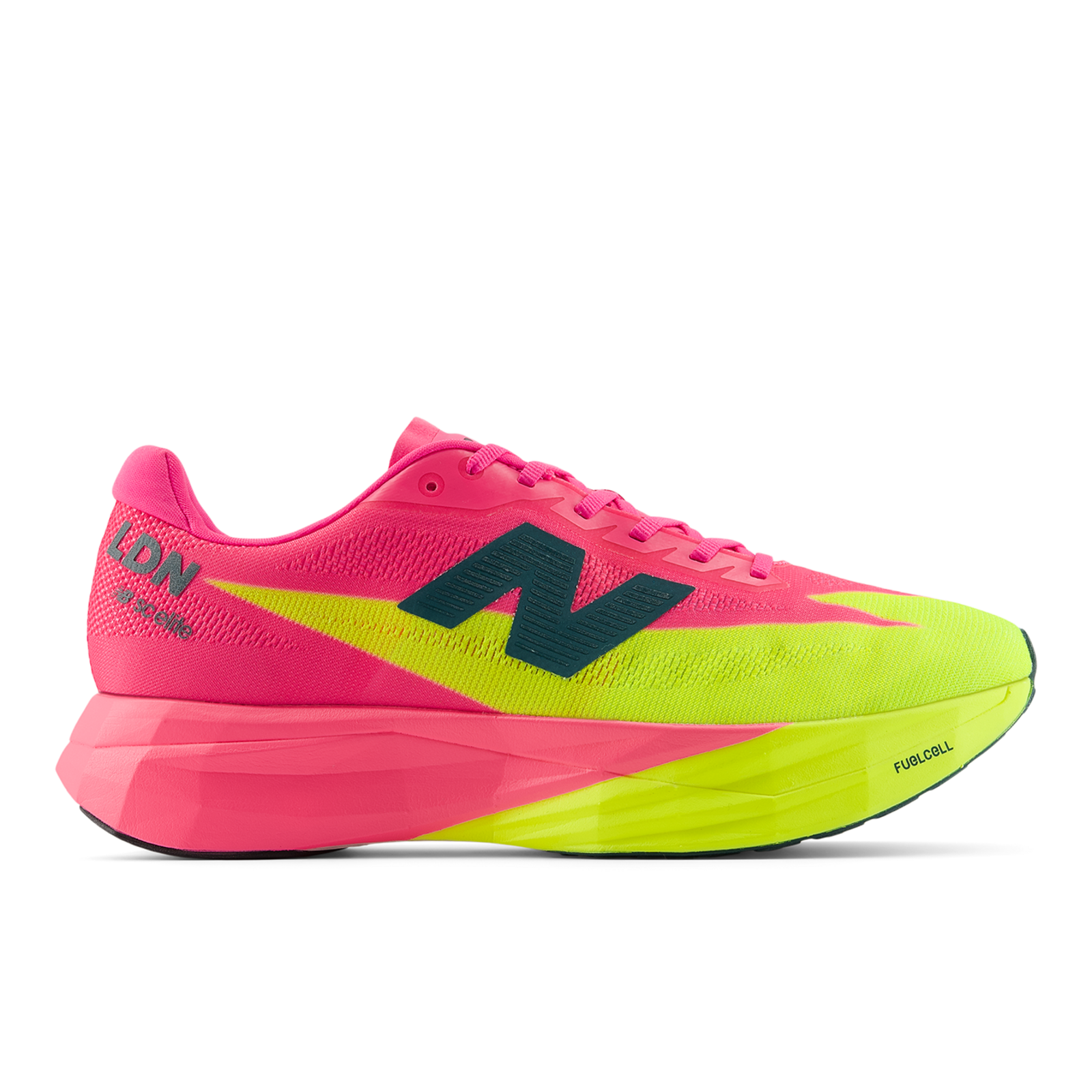New Balance M SuperComp Elite v5 London Marathon Laufschuhe in GRÜN