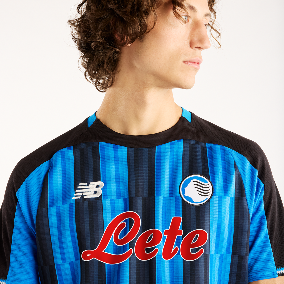 New Balance Atalanta Bergamo Home SS Jersey 25/26 in BLAU