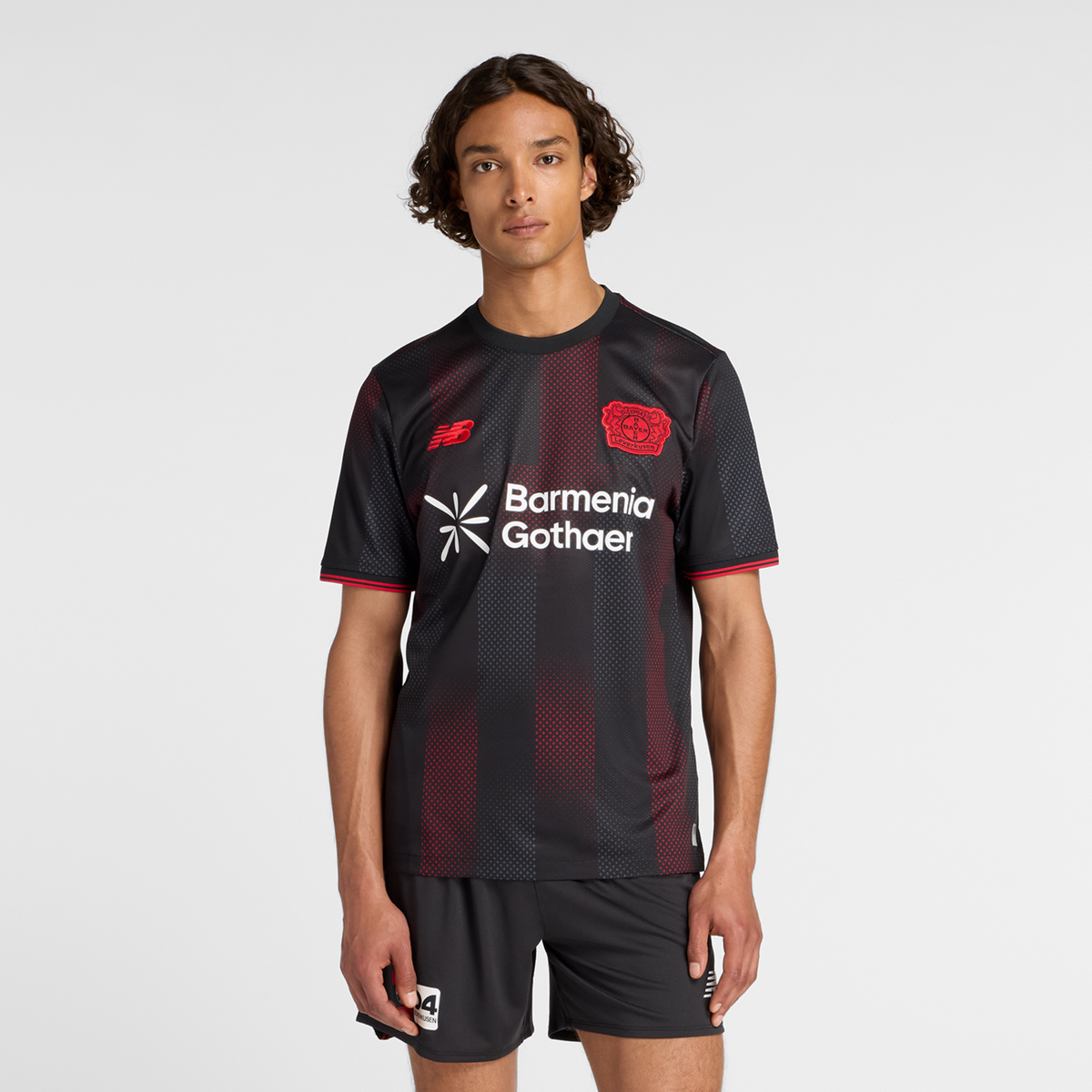 New Balance Bayer 04 Leverkusen Home SS Jersey 25/26 in