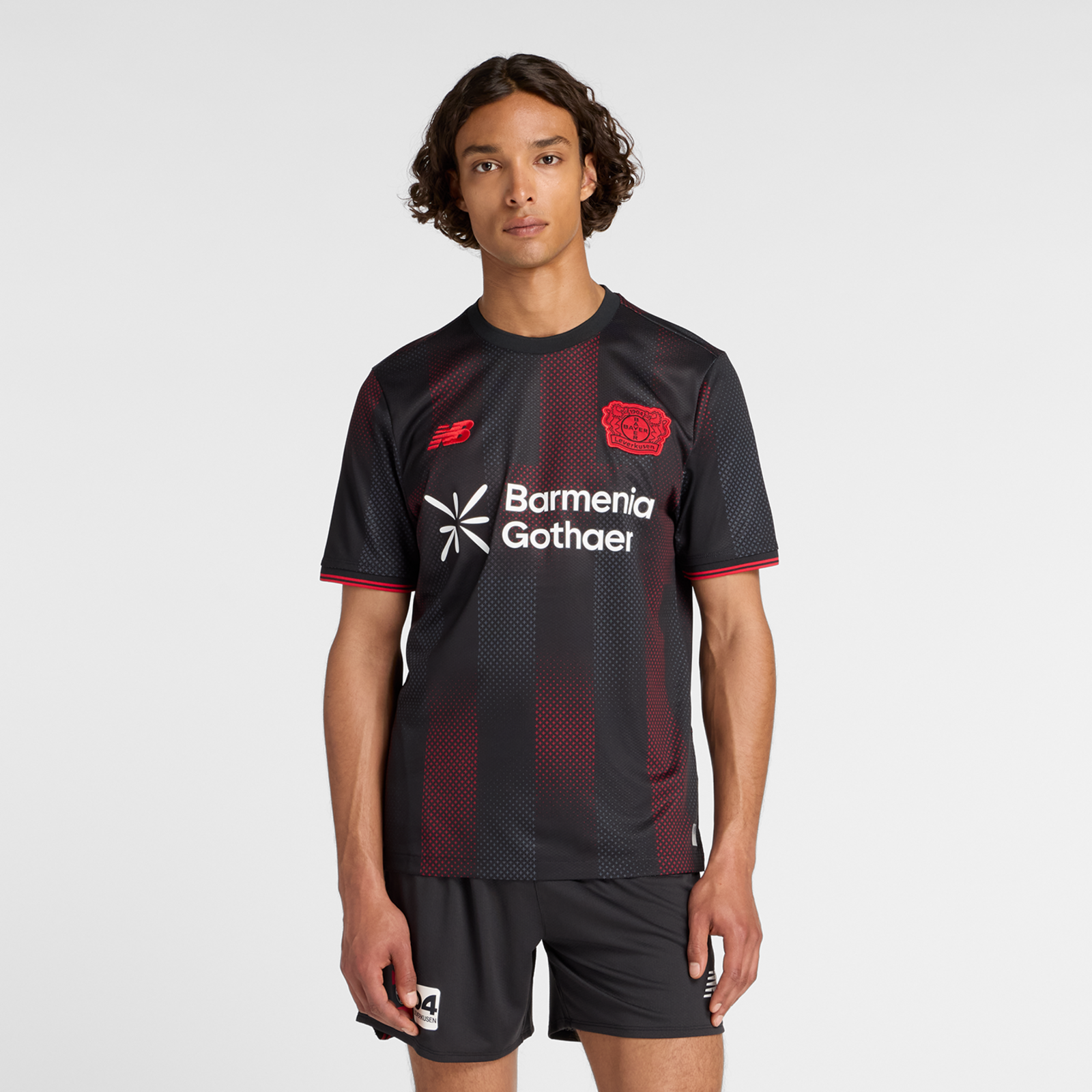 New Balance Bayer 04 Leverkusen Home SS Jersey 25/26 in