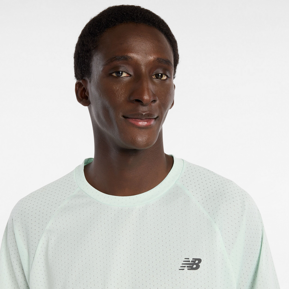 New Balance Viz-Tech Run T-Shirt in BLAU