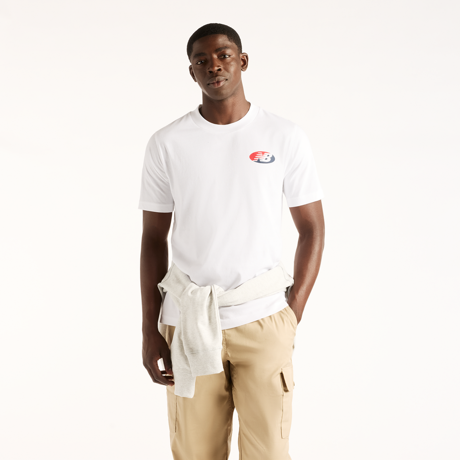 New Balance Oval Badge Relaxed T-Shirt in