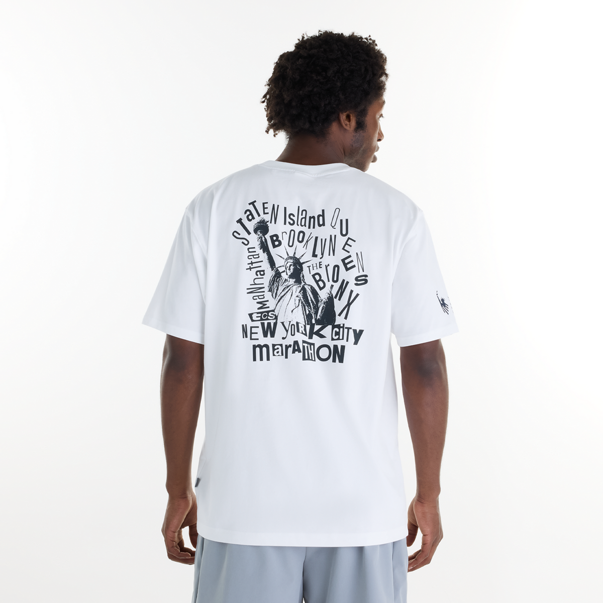 New Balance NYC Marathon Graphic T Shirt - Boros in WEISS