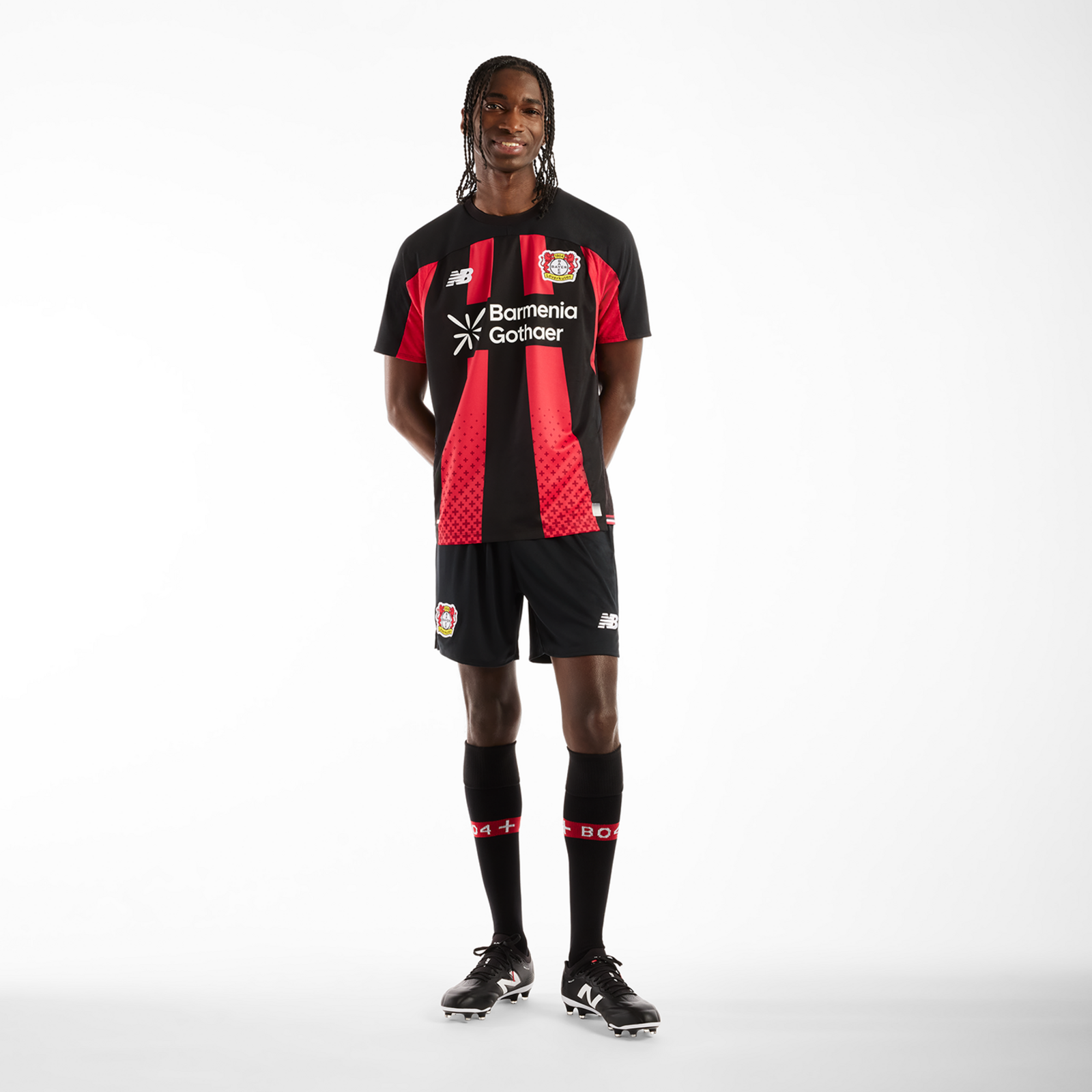 New Balance Bayer 04 Leverkusen Home SS Jersey 26/27 in ROT