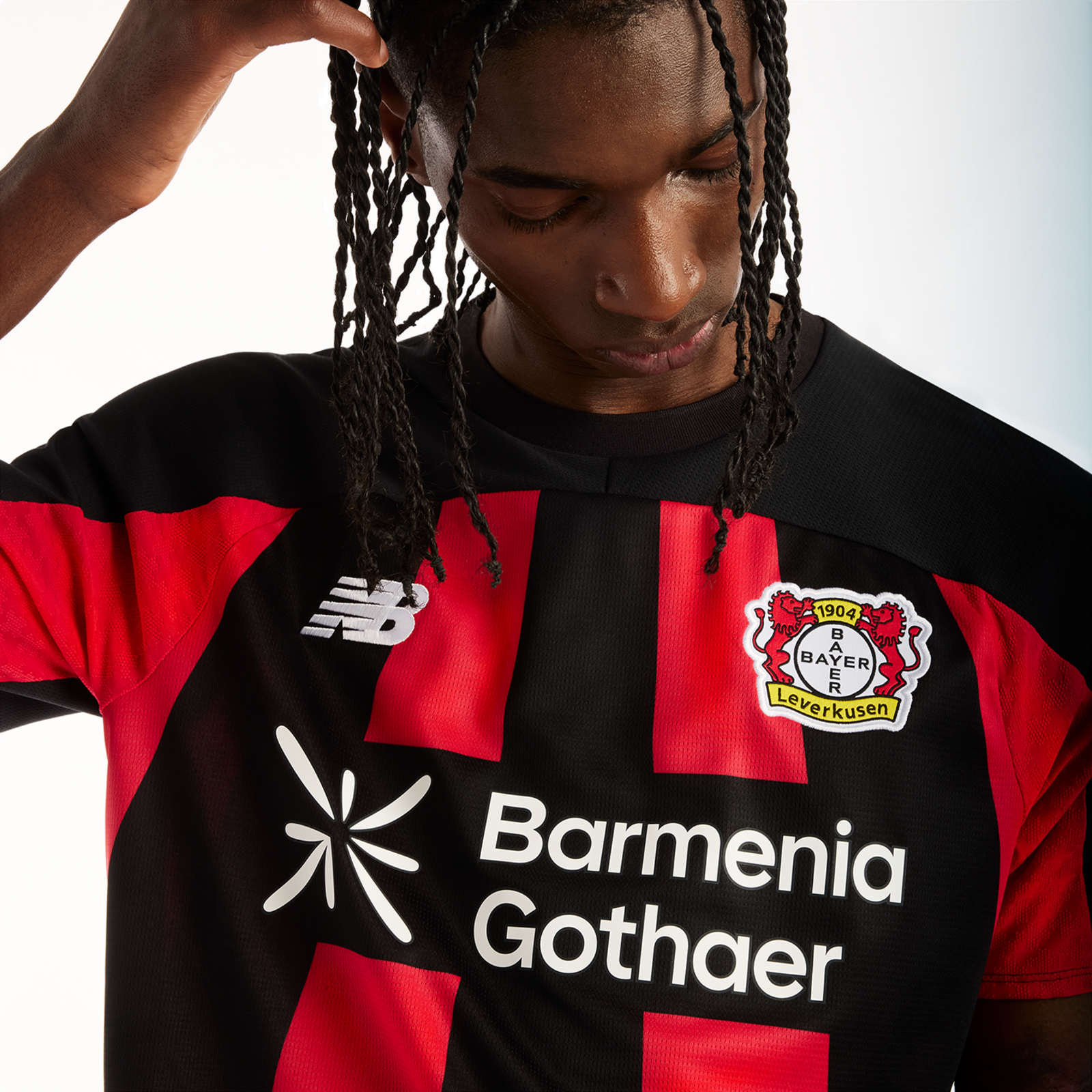 New Balance Bayer 04 Leverkusen Home SS Jersey 26/27 in ROT