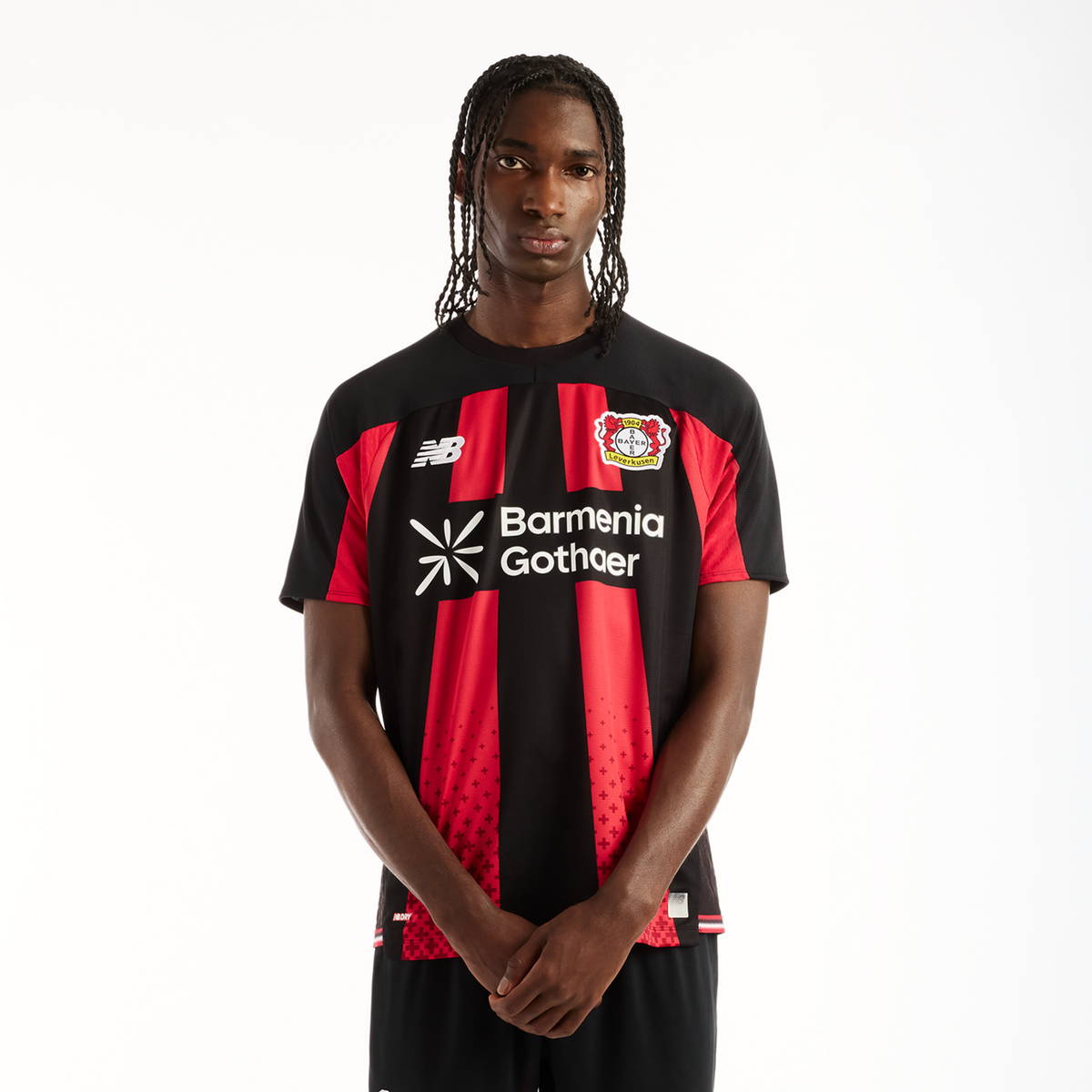 New Balance Bayer 04 Leverkusen Home SS Jersey 26/27 in ROT