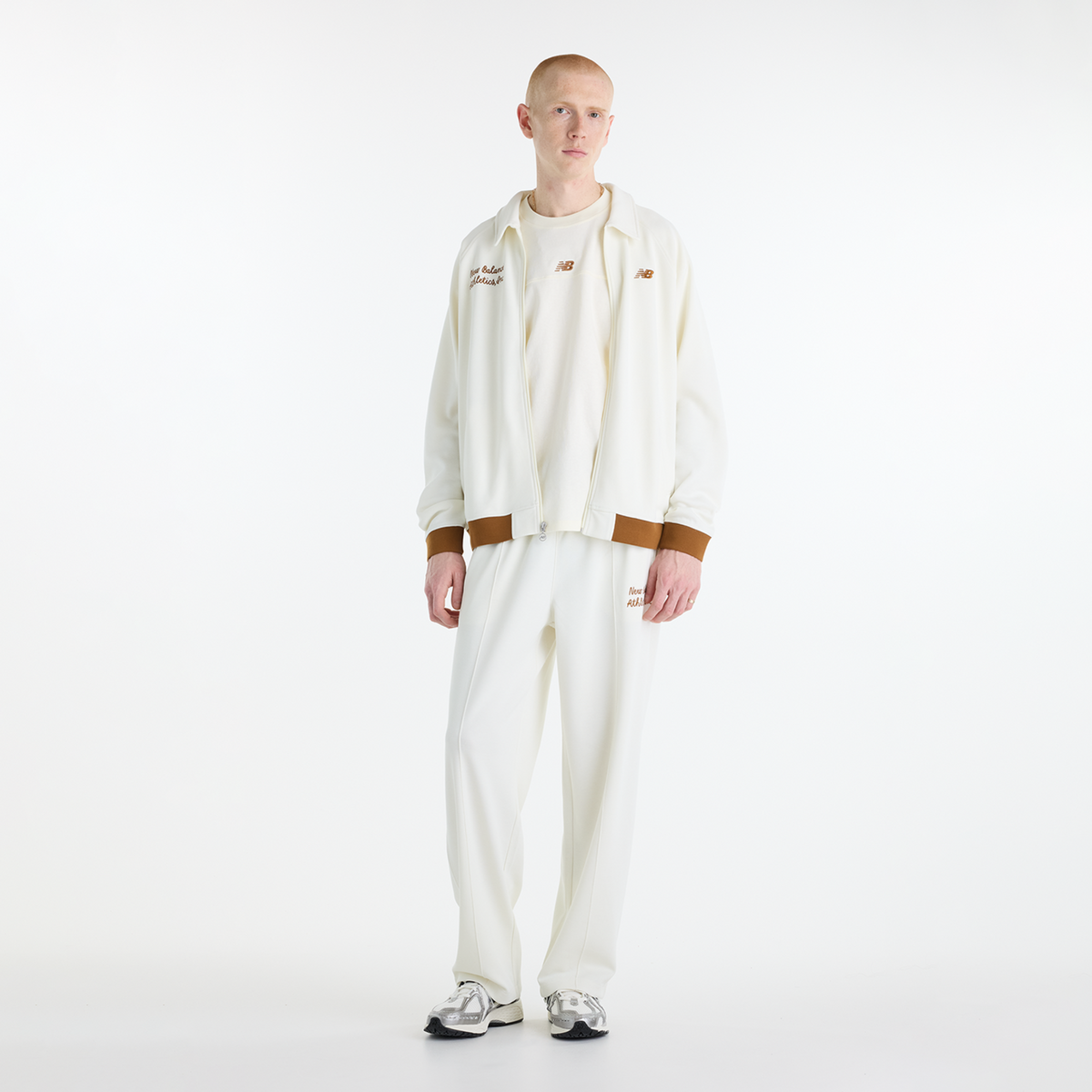 New Balance Sport Legacy Graphic T-Shirt in BEIGE