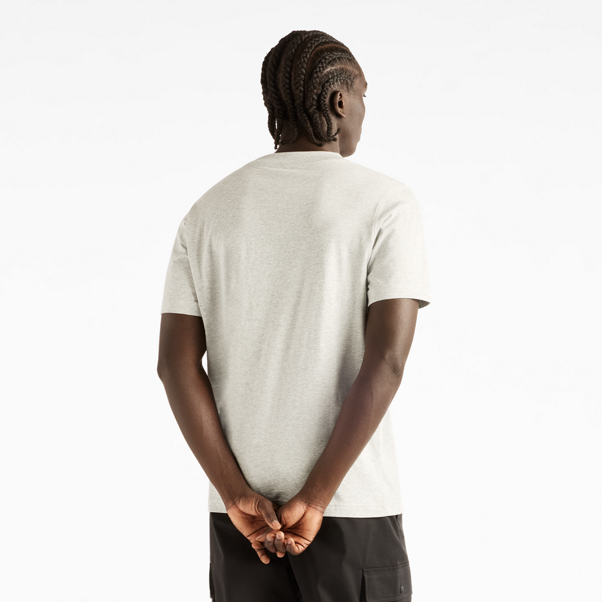New Balance Academic Circle Relaxed T-Shirt in GRAU
