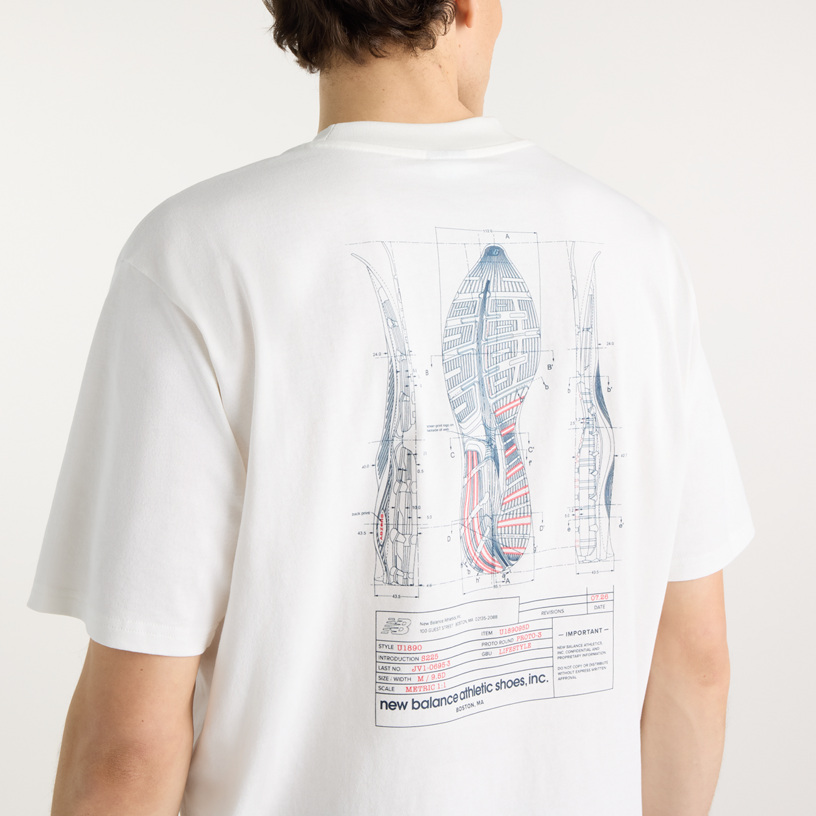 New Balance Archive Blueprint T-Shirt in