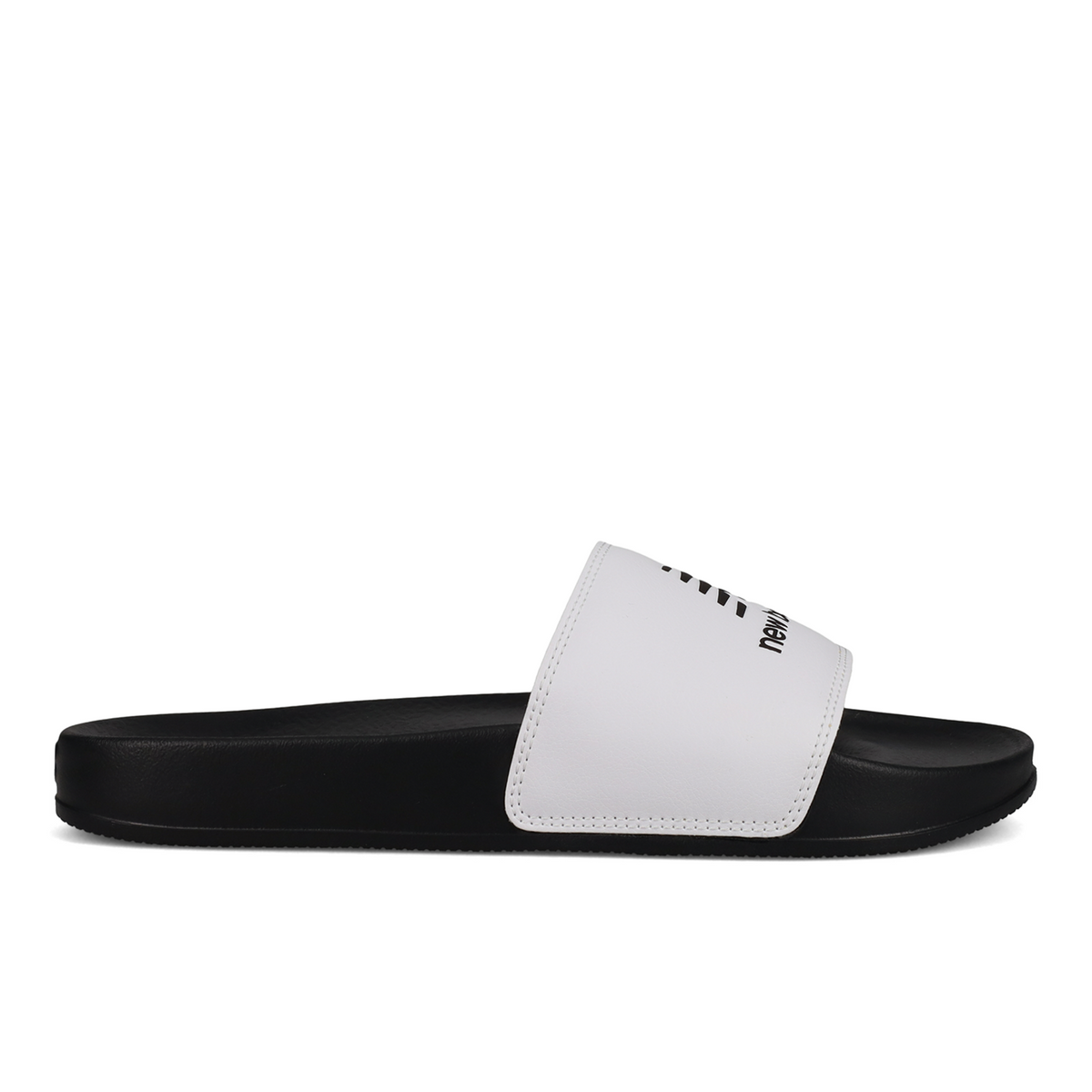 New Balance U 50 Slides Freizeitsandalen in WEISS