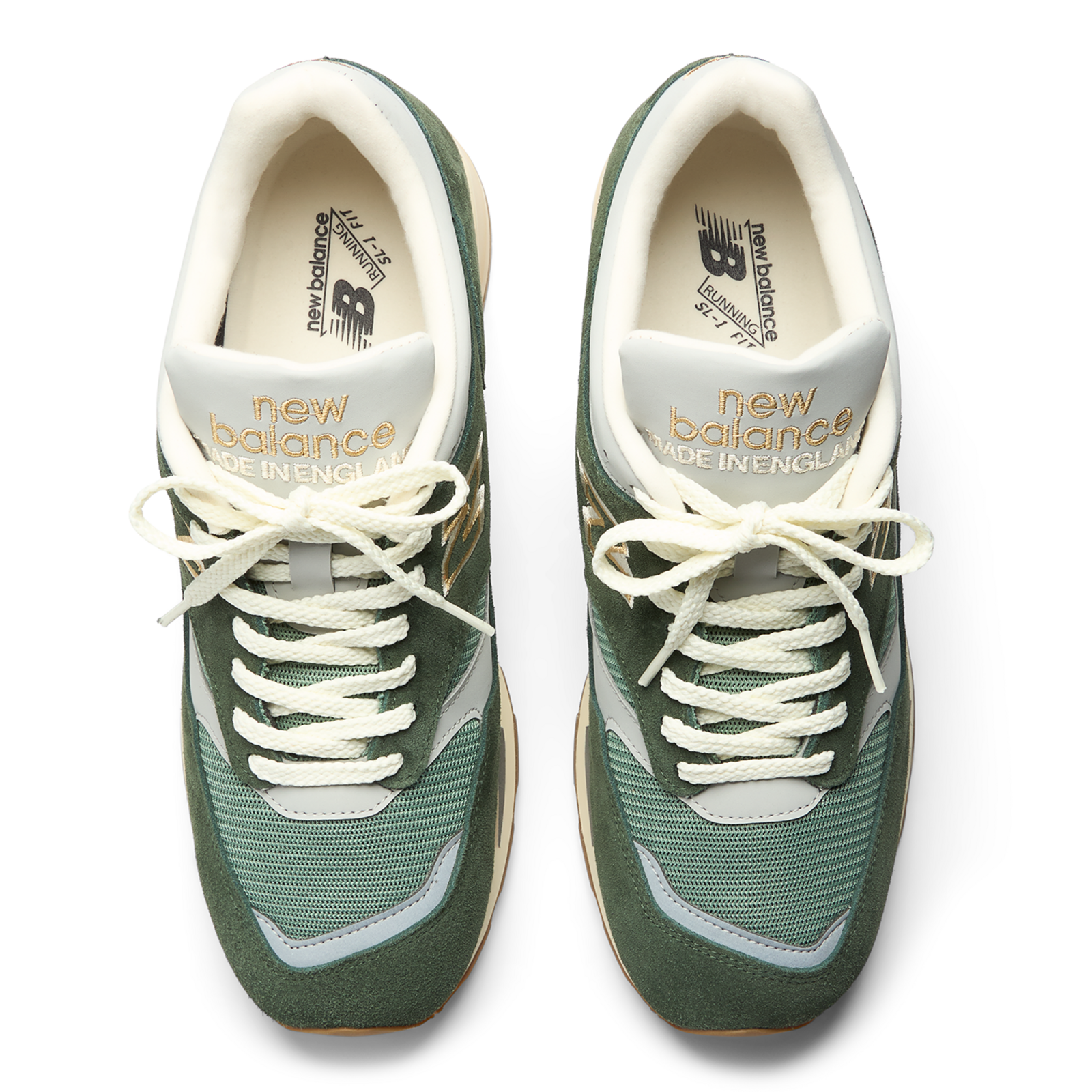 New Balance M 1500 Made in UK Vintage Sports Freizeitschuhe in GRÜN