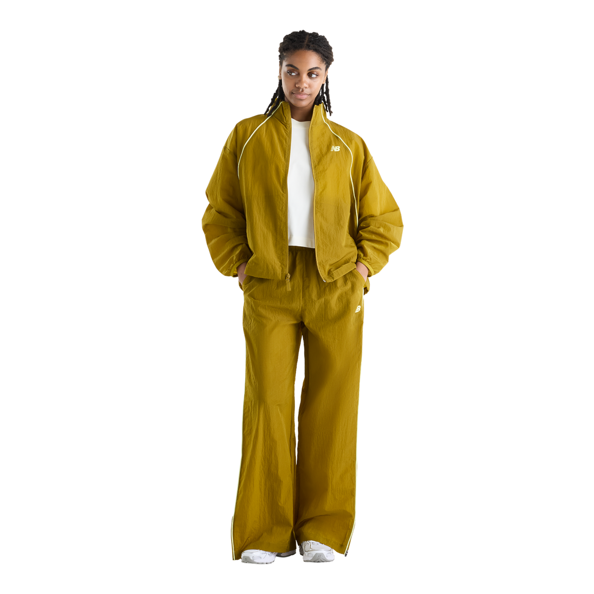 New Balance W Sport Legacy Pant in BRAUN