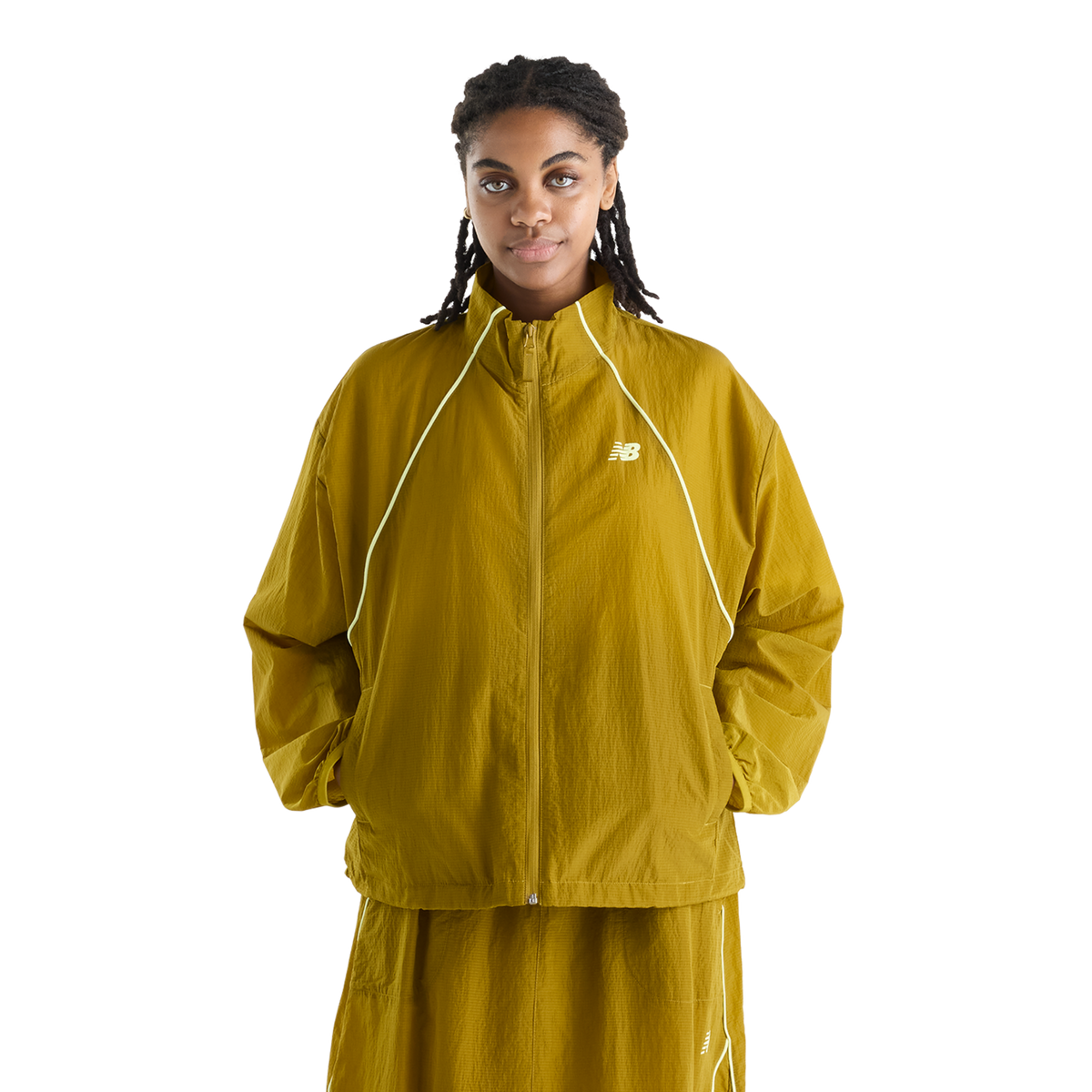 New Balance W Sport Legacy Jacket in BRAUN