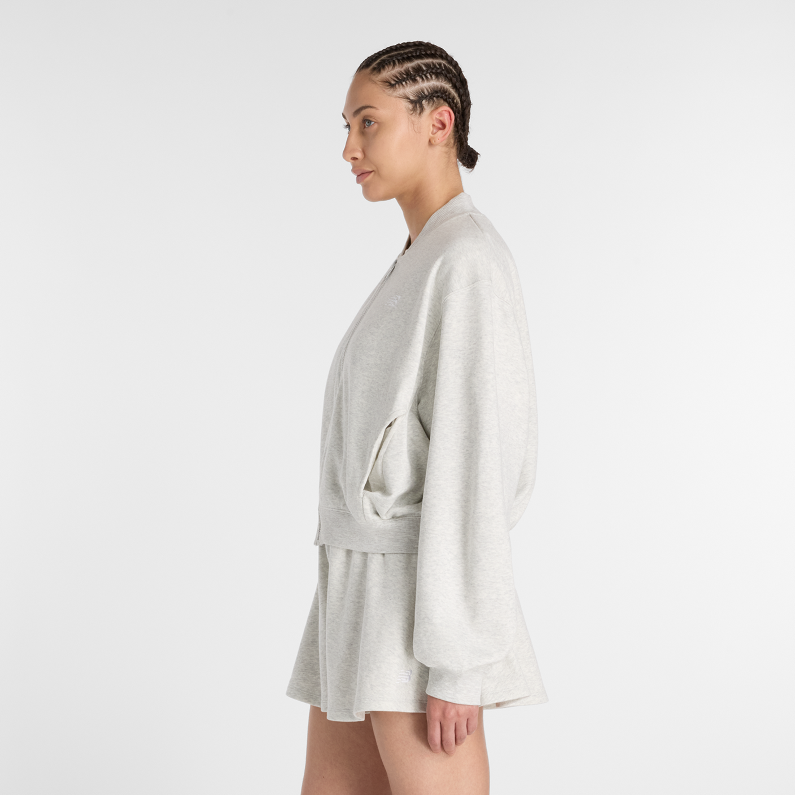 New Balance W French Terry Bomber in