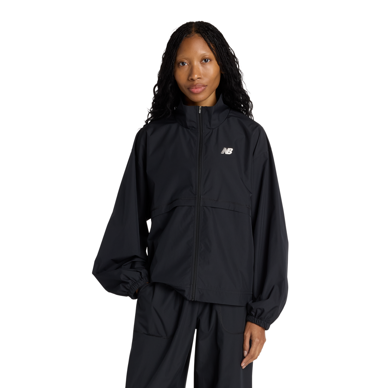 New Balance W Trackside Woven Jacket in