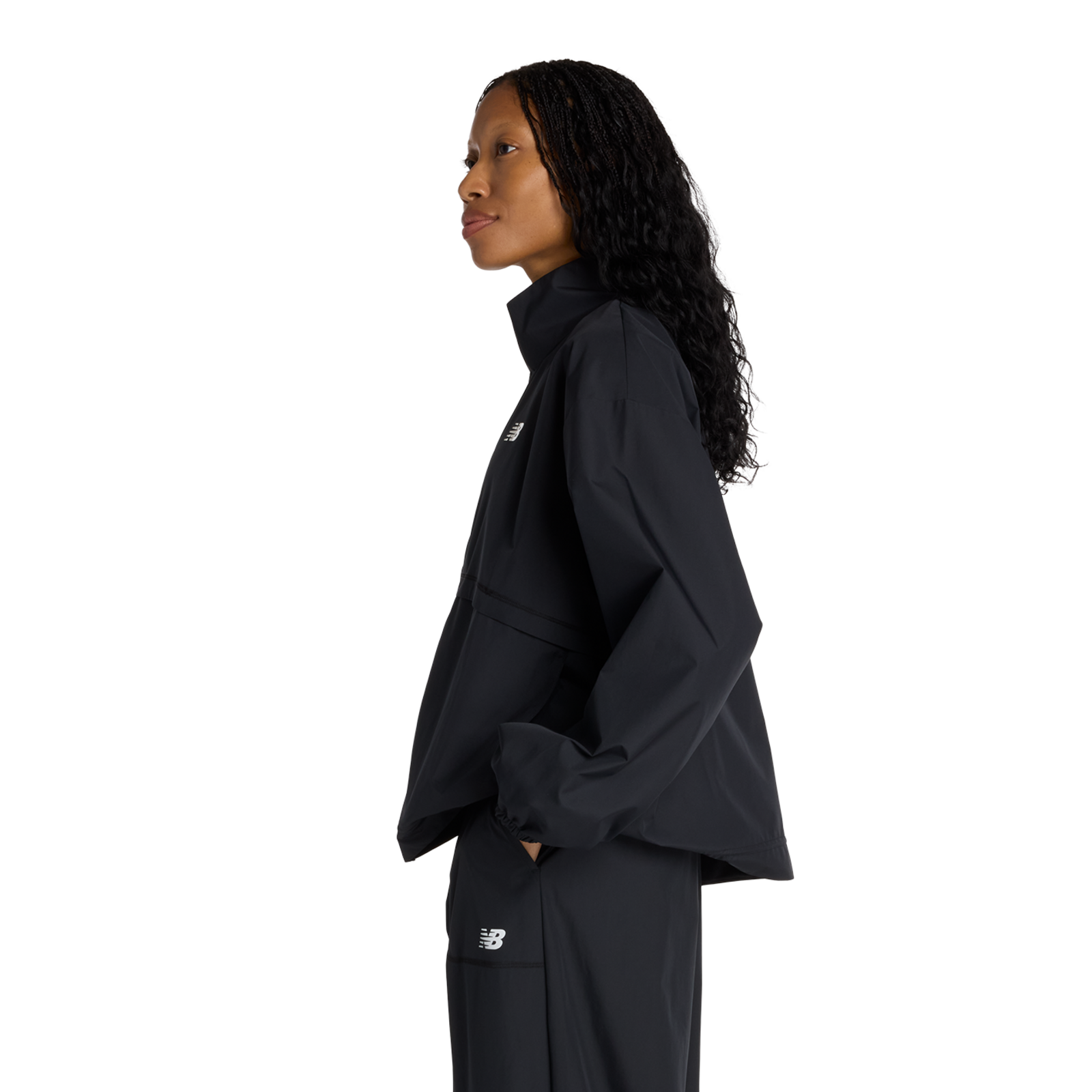New Balance W Trackside Woven Jacket in