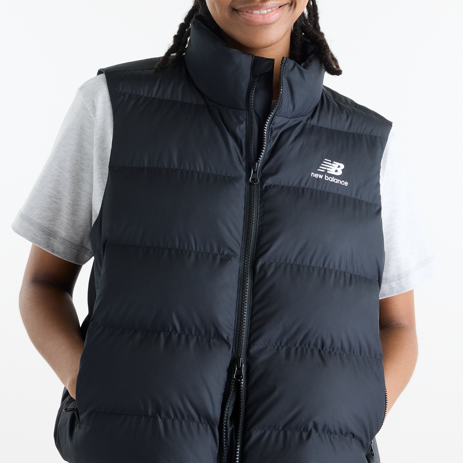 New Balance W Boston Puffer Vest in