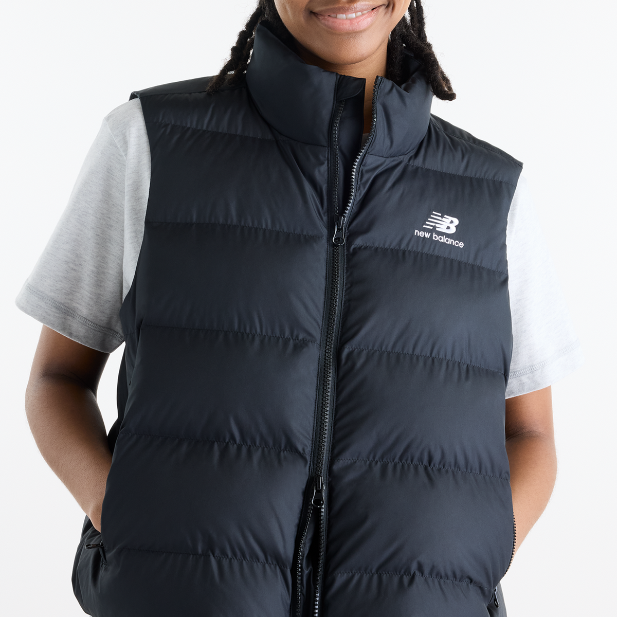 New Balance W Boston Puffer Vest in