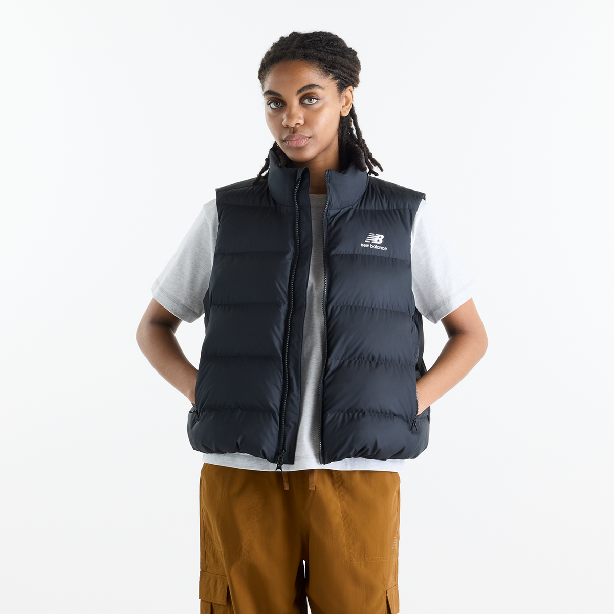 New Balance W Boston Puffer Vest in