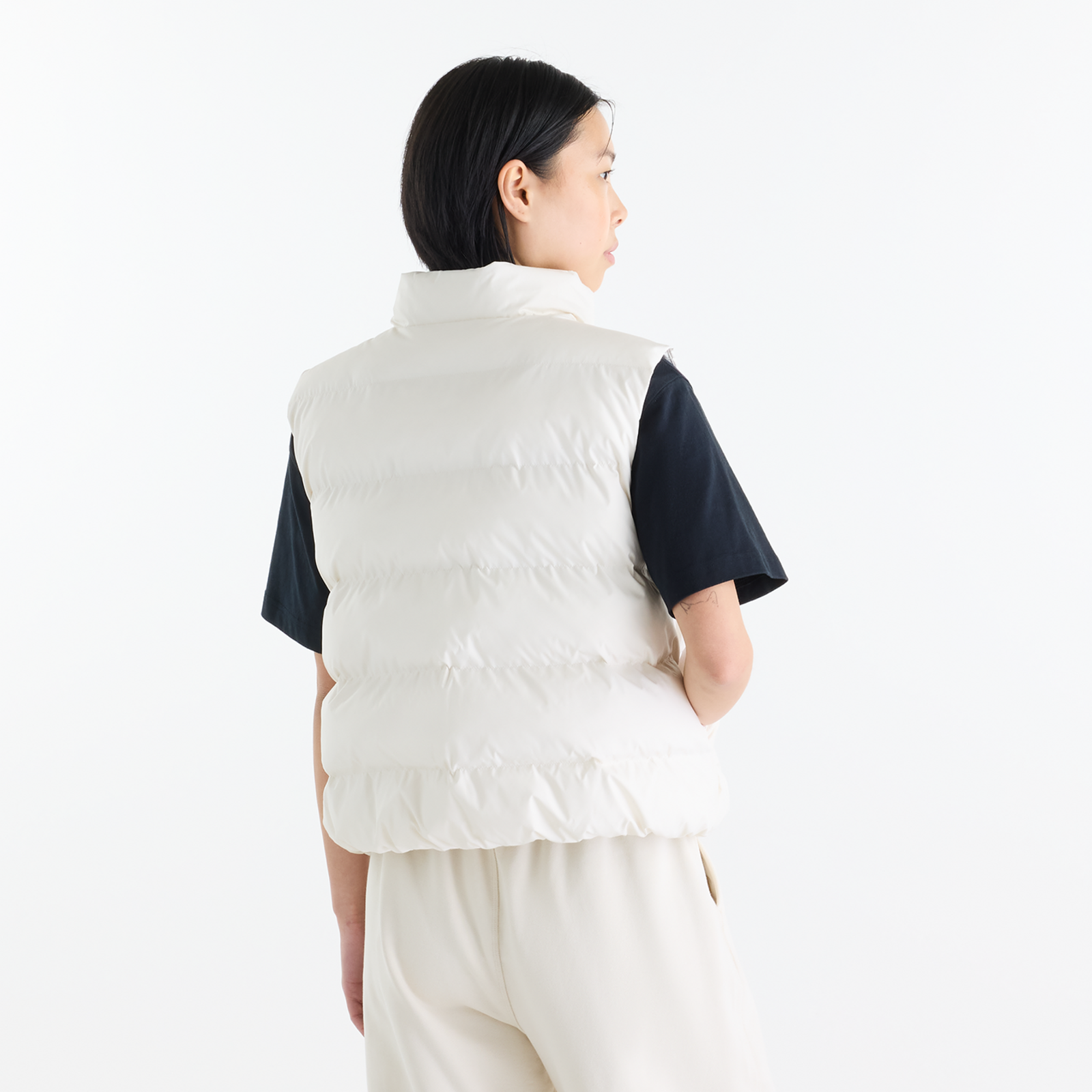 New Balance W Boston Puffer Vest in