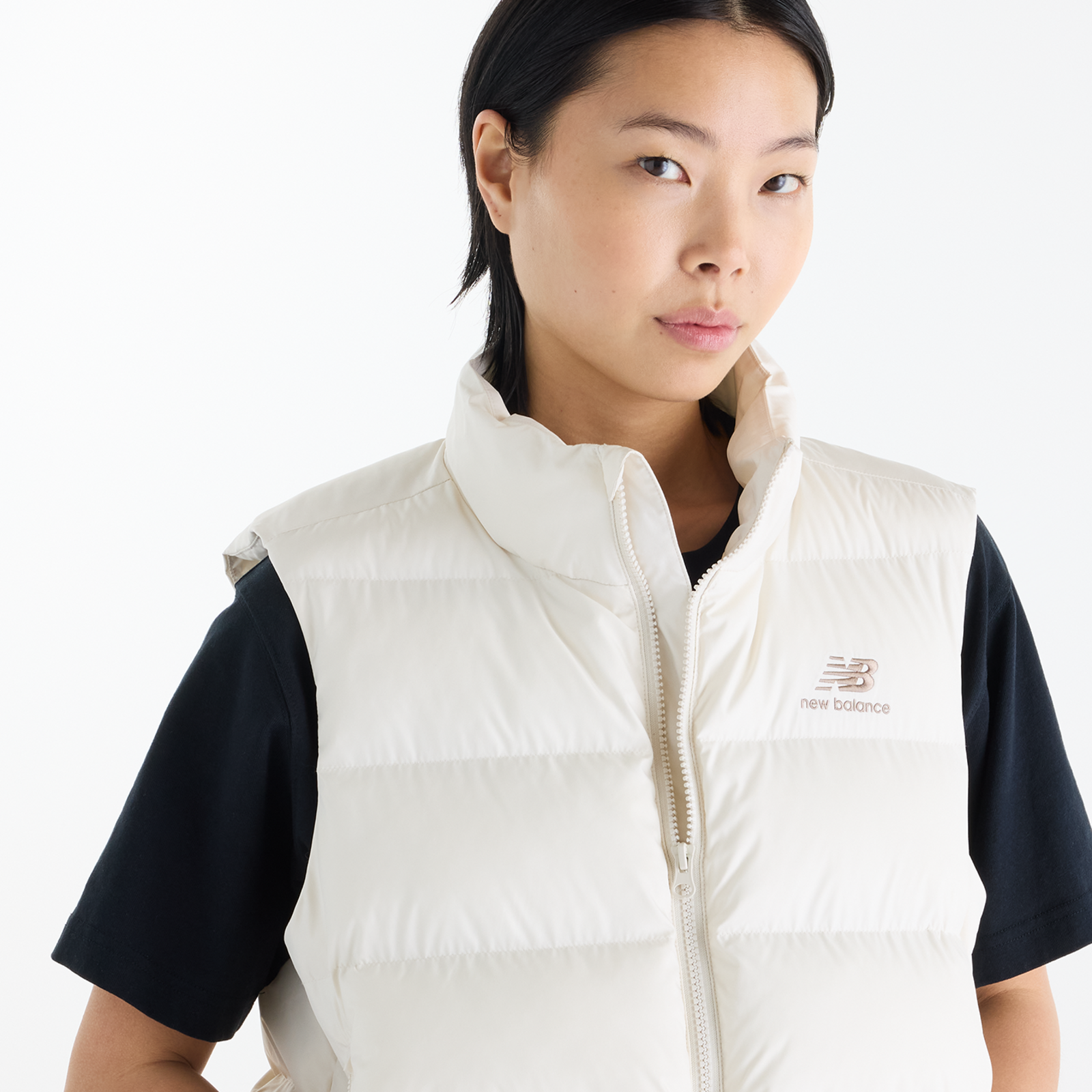 New Balance W Boston Puffer Vest in