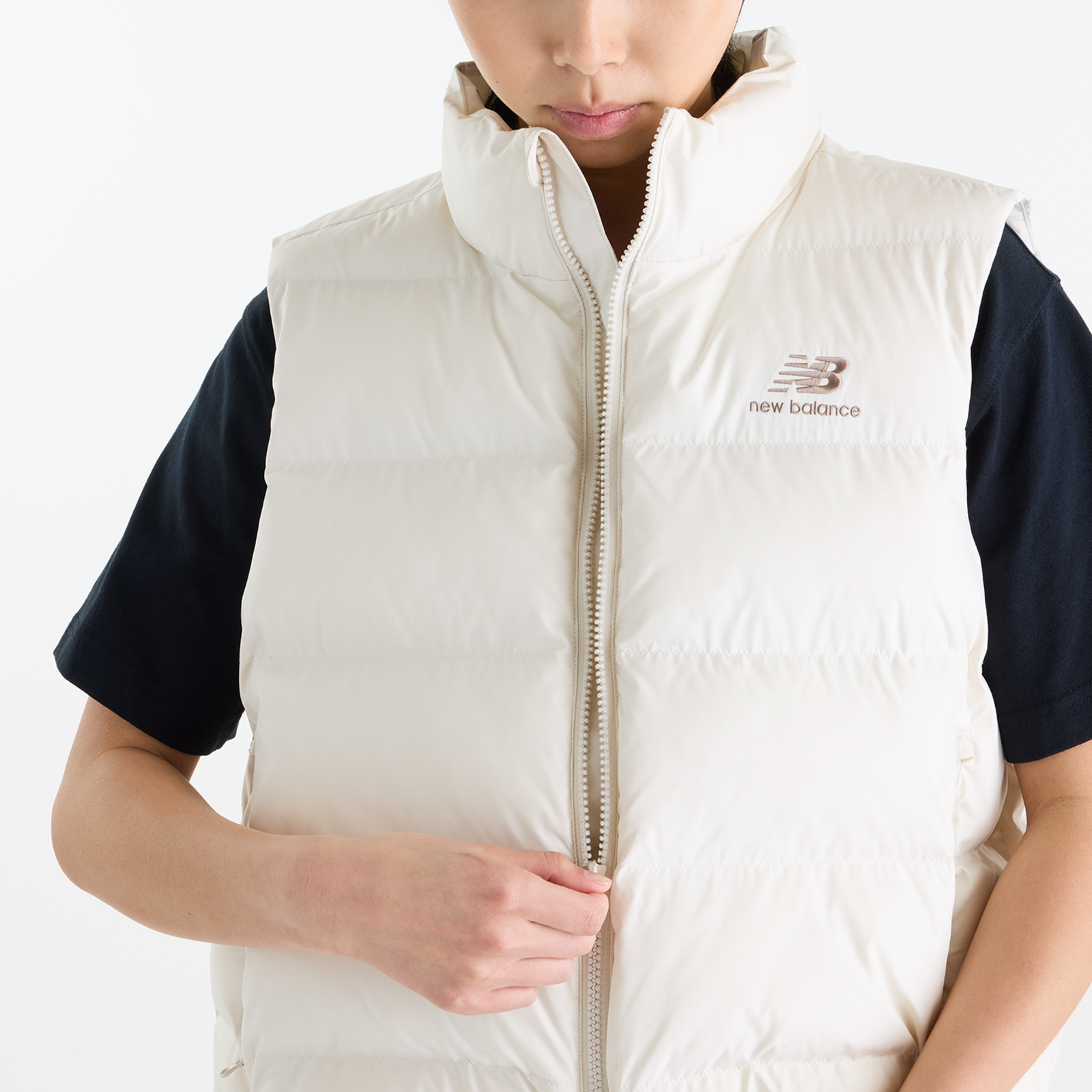 New Balance W Boston Puffer Vest in