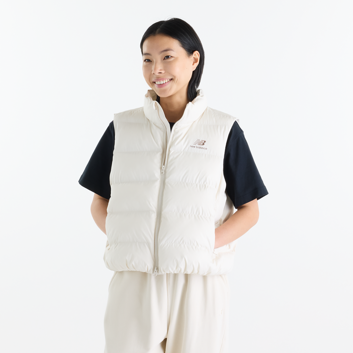 New Balance W Boston Puffer Vest in