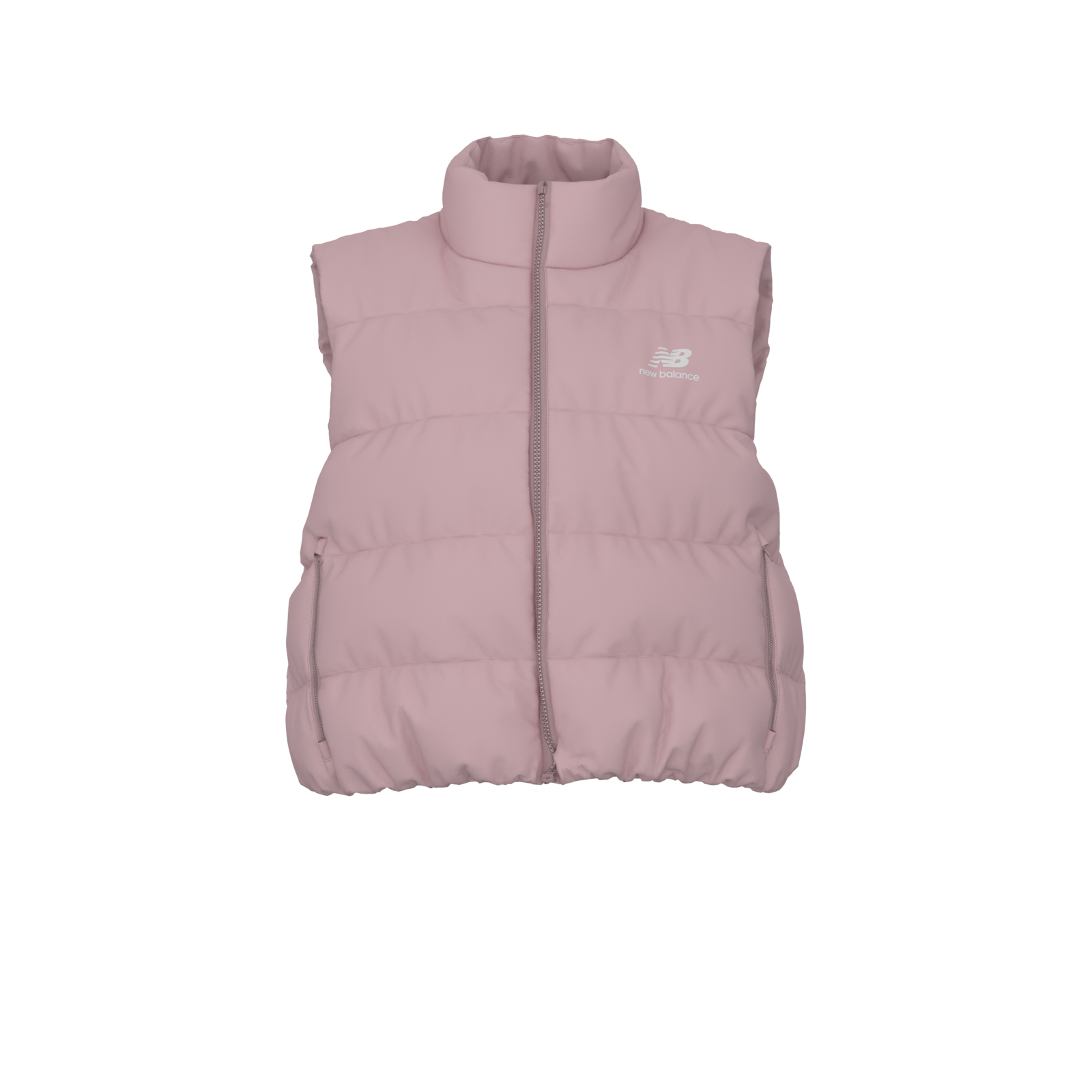 New Balance W Boston Puffer Vest in PINK