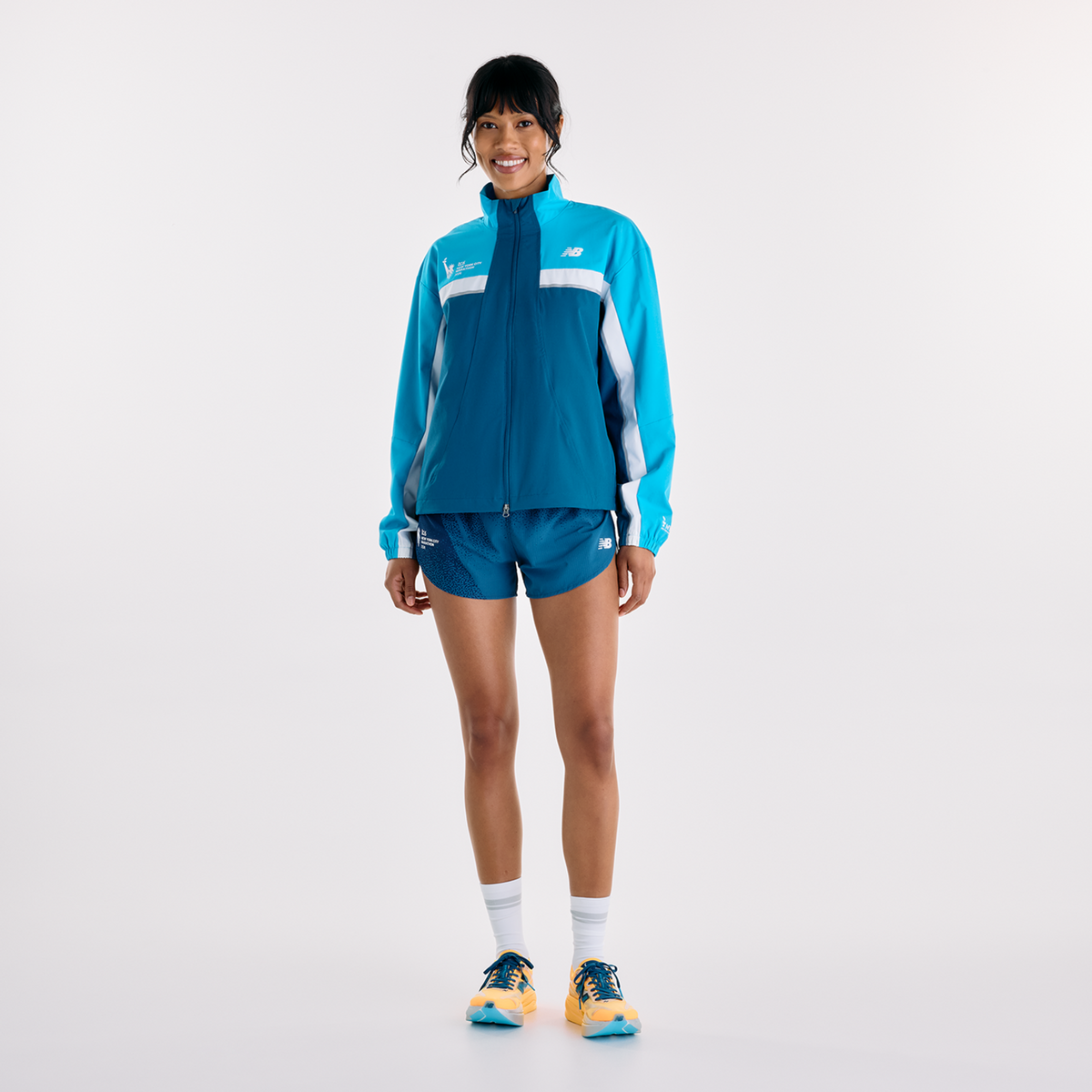 New Balance W NYC Marathon Jacket in BLAU