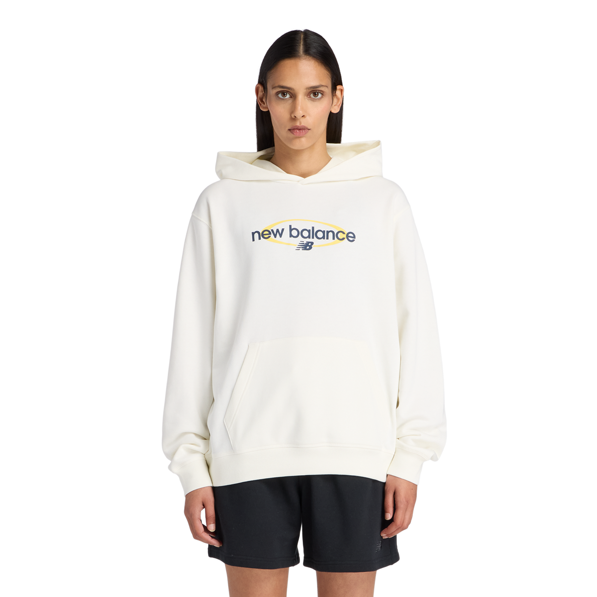 New Balance W Sport Graphic Relaxed Hoodie in