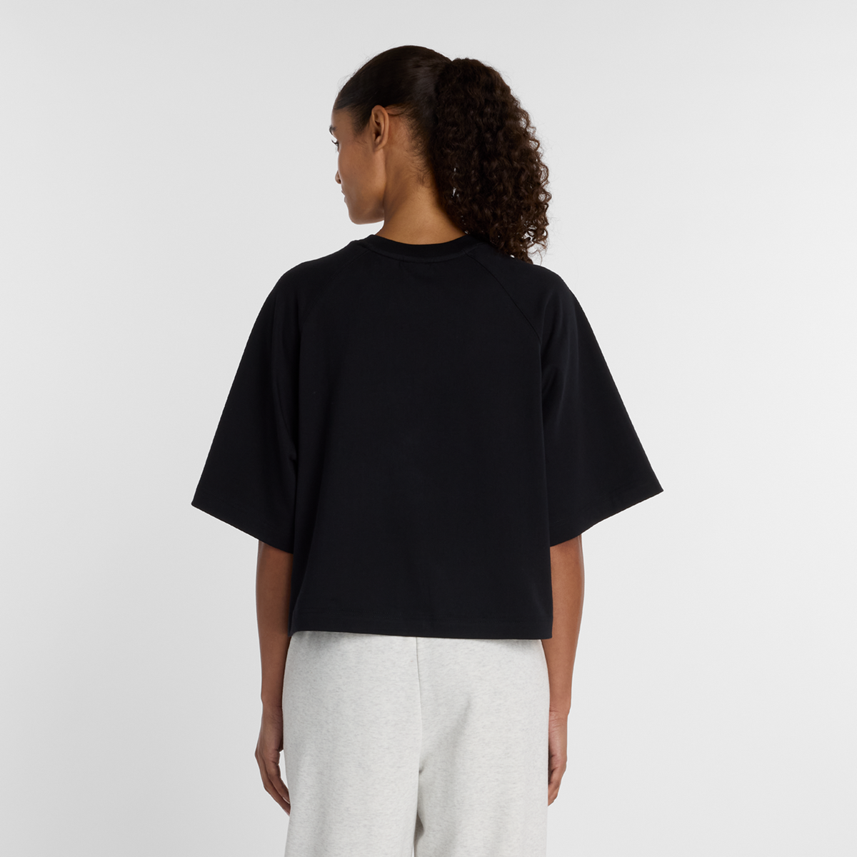 New Balance W Watercolor Multi Boxy T-Shirt in
