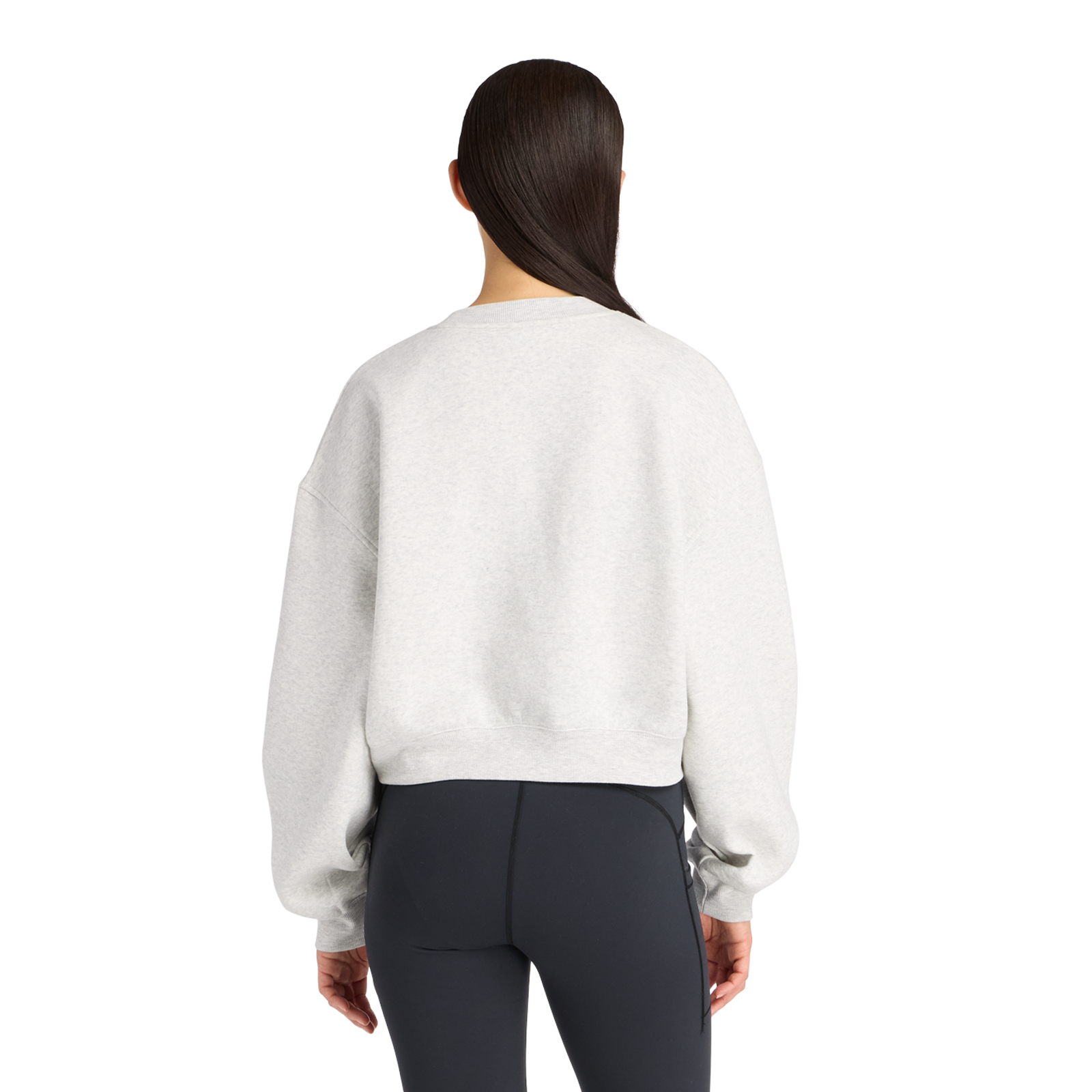 New Balance W Linear Heritage Fleece Crew in
