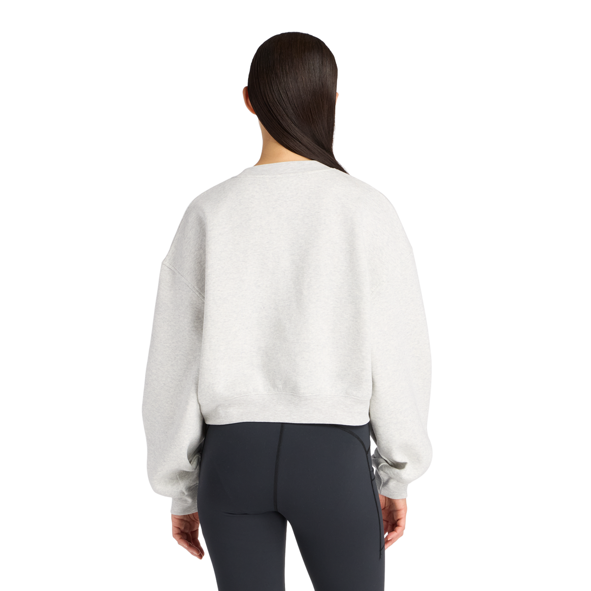 New Balance W Linear Heritage Fleece Crew in